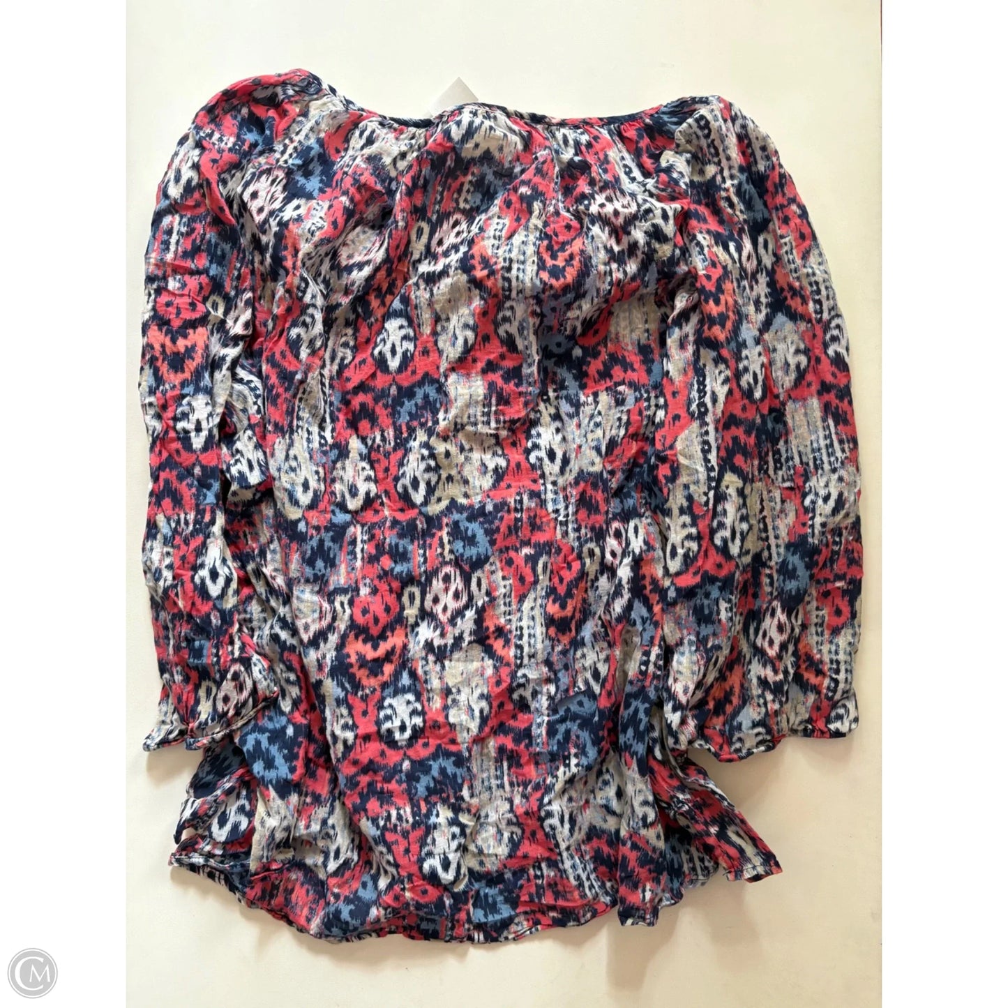 Top Long Sleeve By New Directions In Multi-colored, Size: 3x