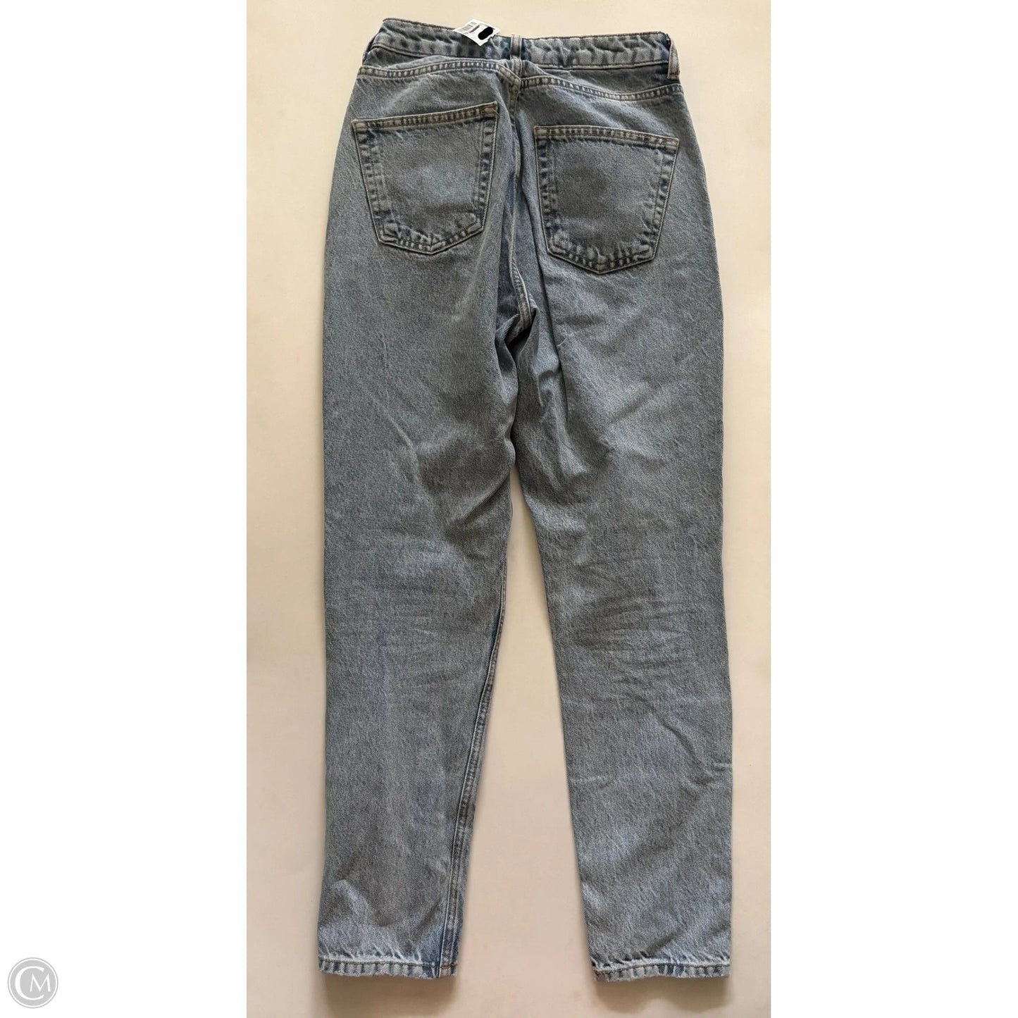 Jeans Straight By Top Shop In Blue, Size: 6