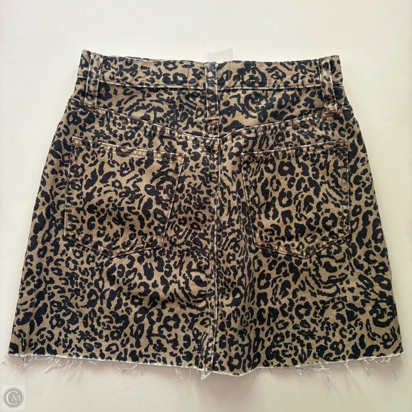 Skirt Mini & Short By Madewell In Animal Print, Size: 4