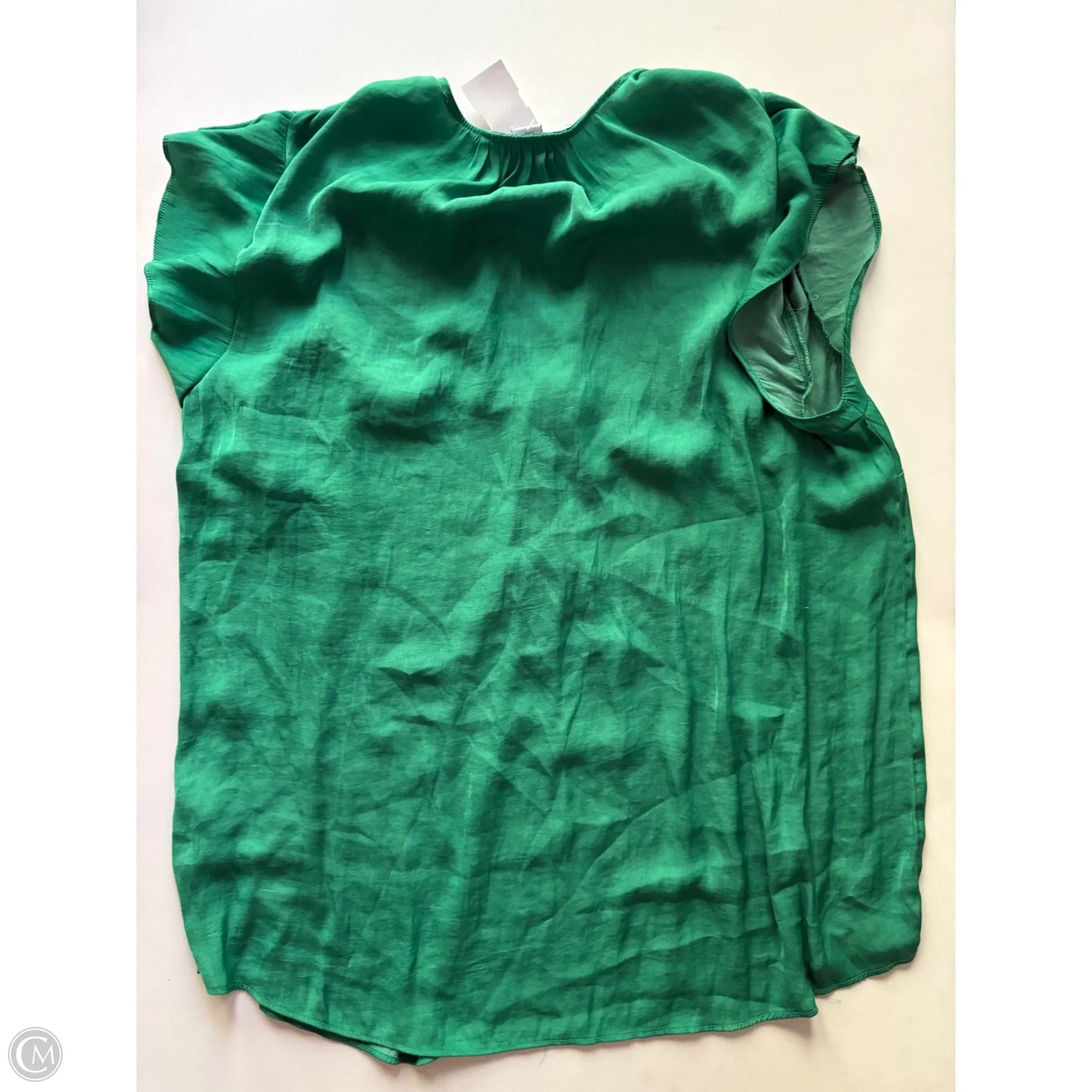 Blouse Short Sleeve By Carolina Belle In Green, Size: 1x