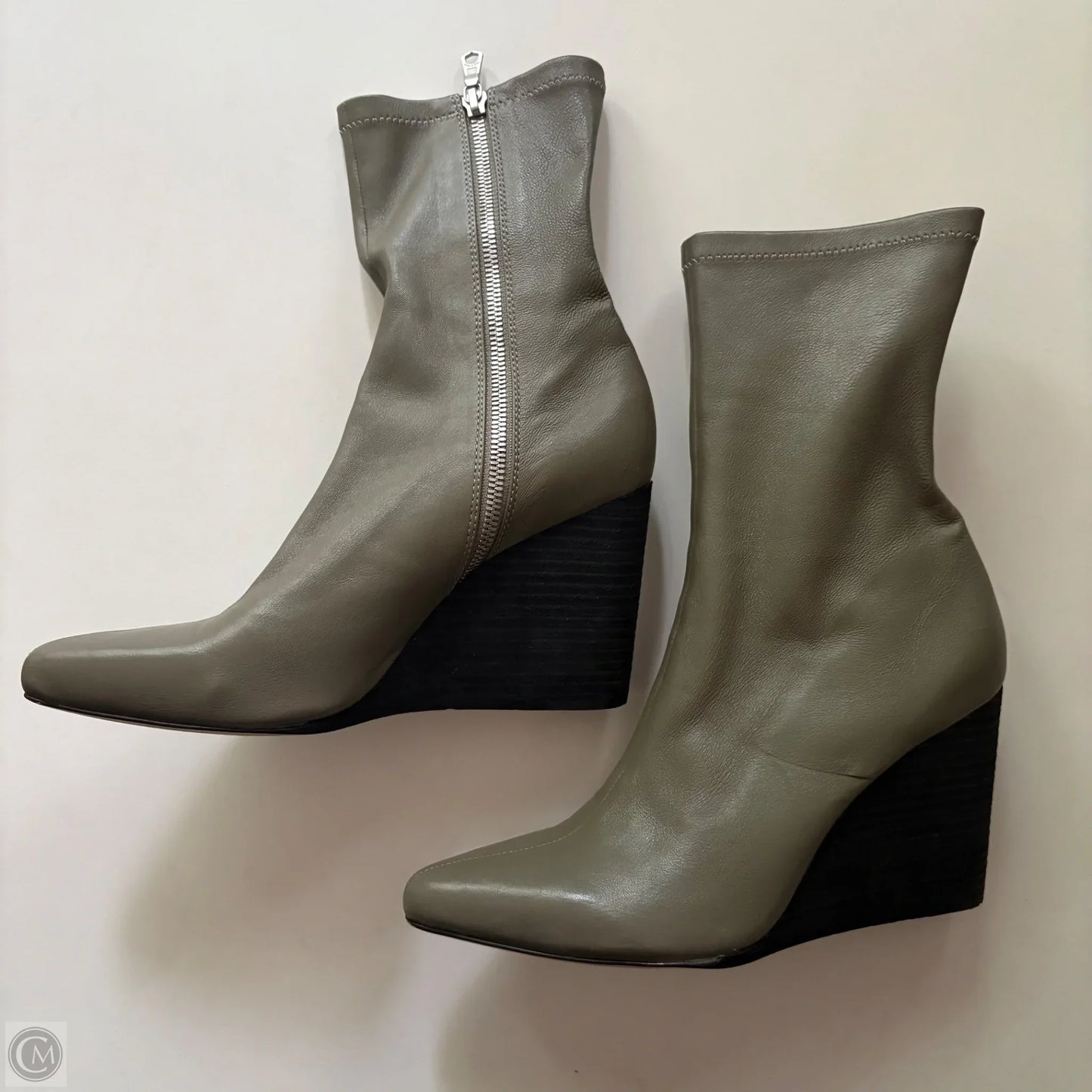 Boots Ankle Heels By Rag And Bone In Green, Size: 7.5