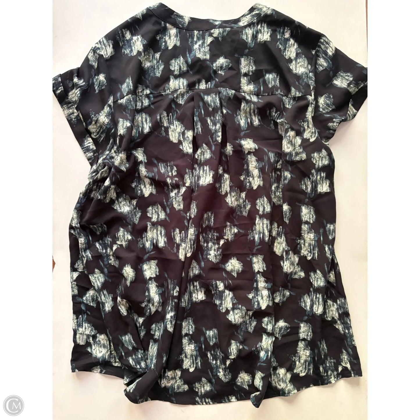 Blouse Short Sleeve By Simply Vera In Multi-colored, Size: 2x