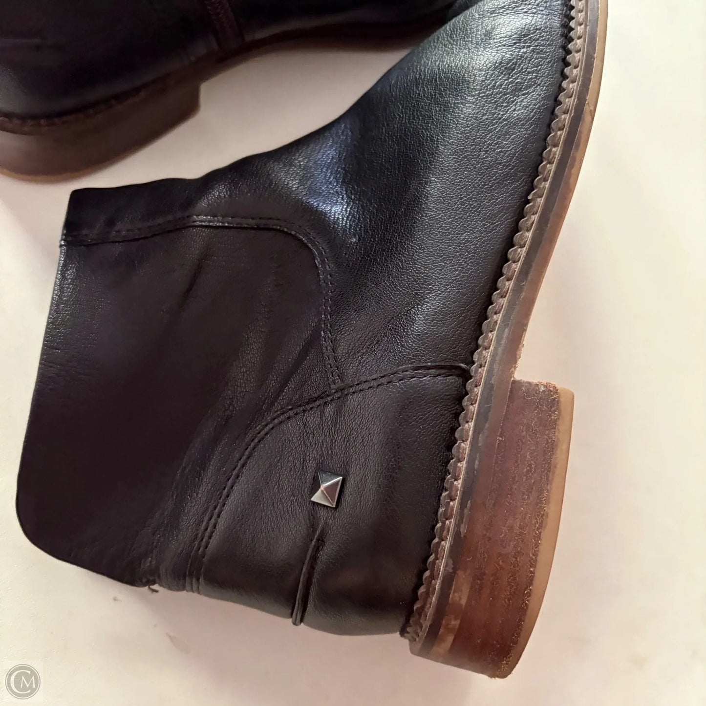 Boots Ankle Heels By Franco Sarto In Black, Size: 8