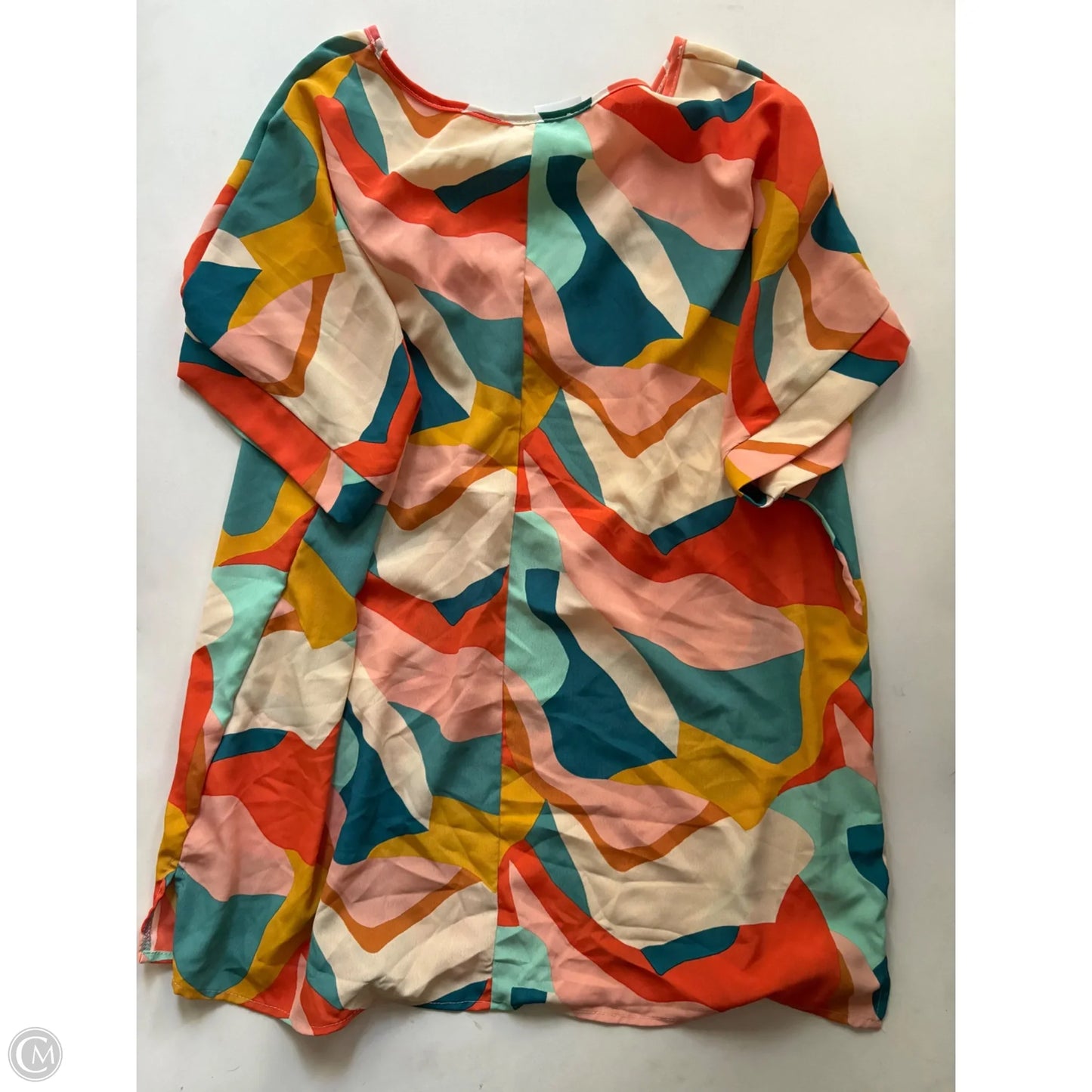 Blouse Short Sleeve By Lovely Melody In Multi-colored, Size: M
