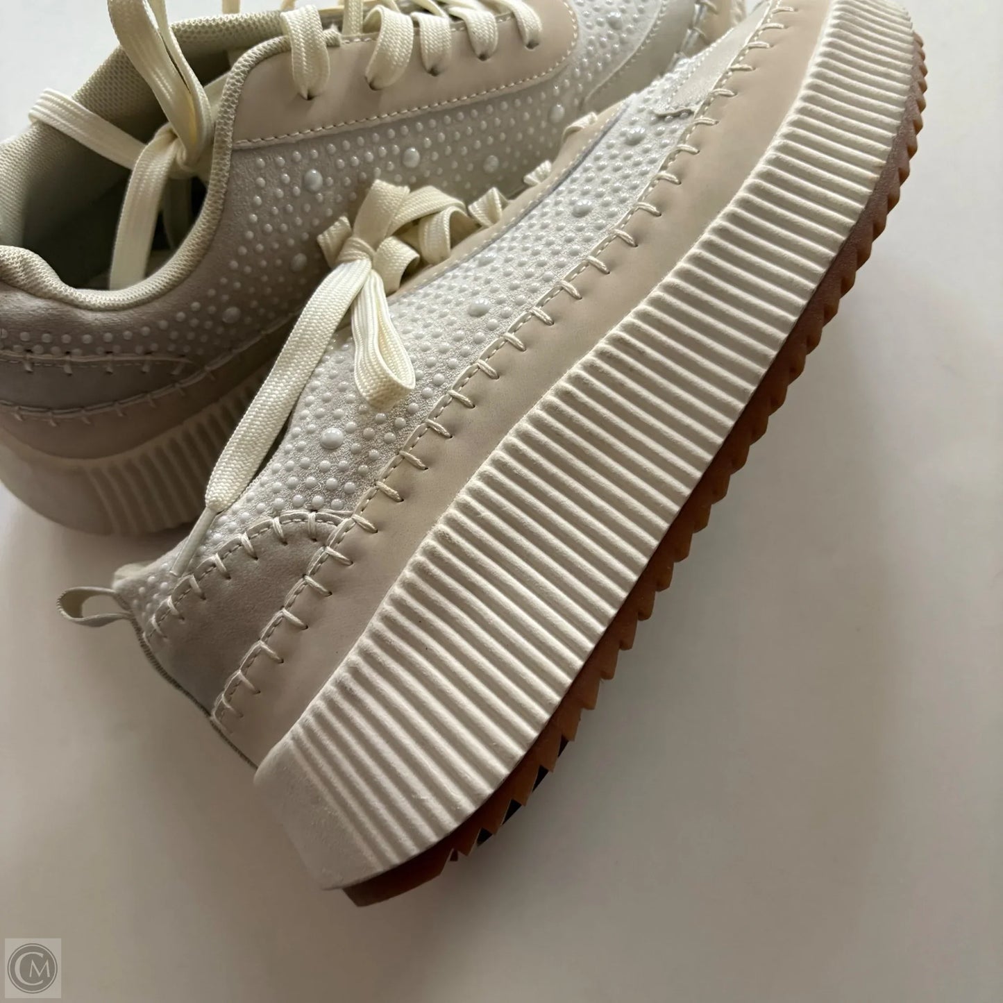 Shoes Athletic By Nicole By Nicole Miller In Cream, Size: 9.5