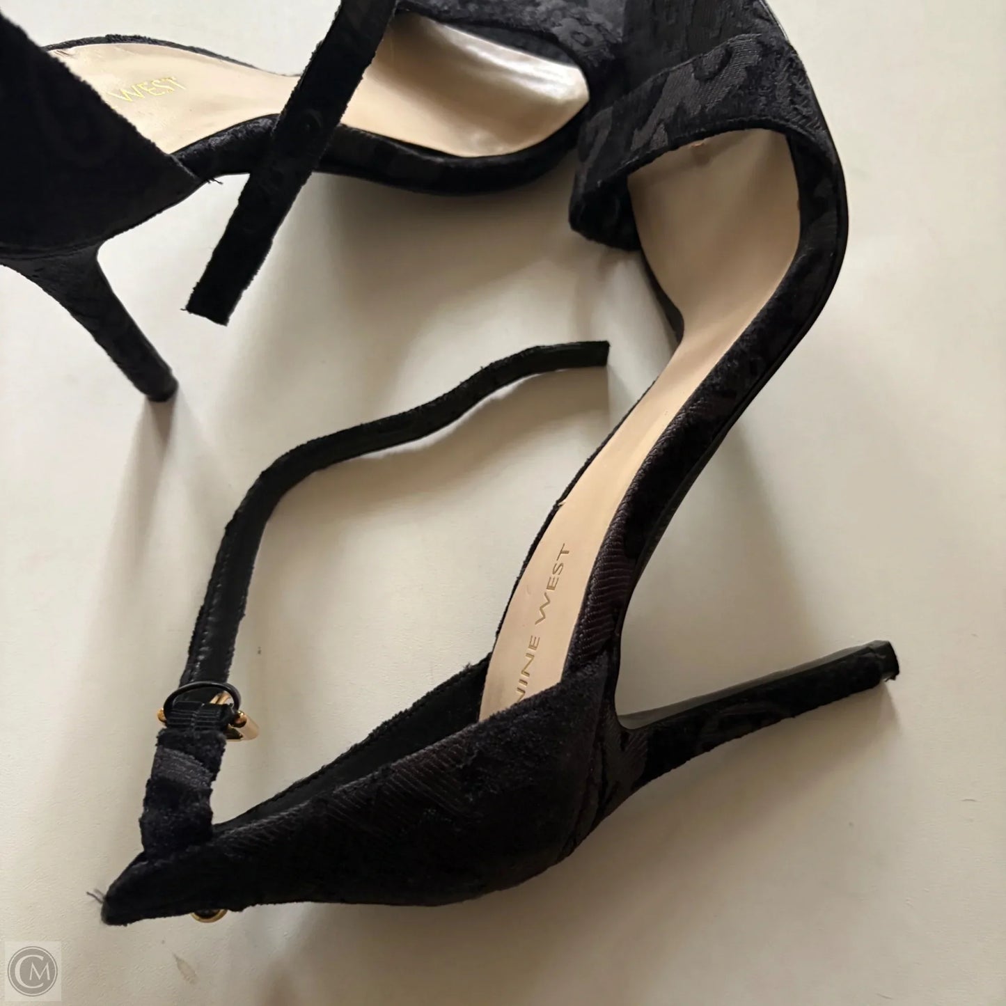 Shoes Heels Kitten By Nine West In Black, Size: 10