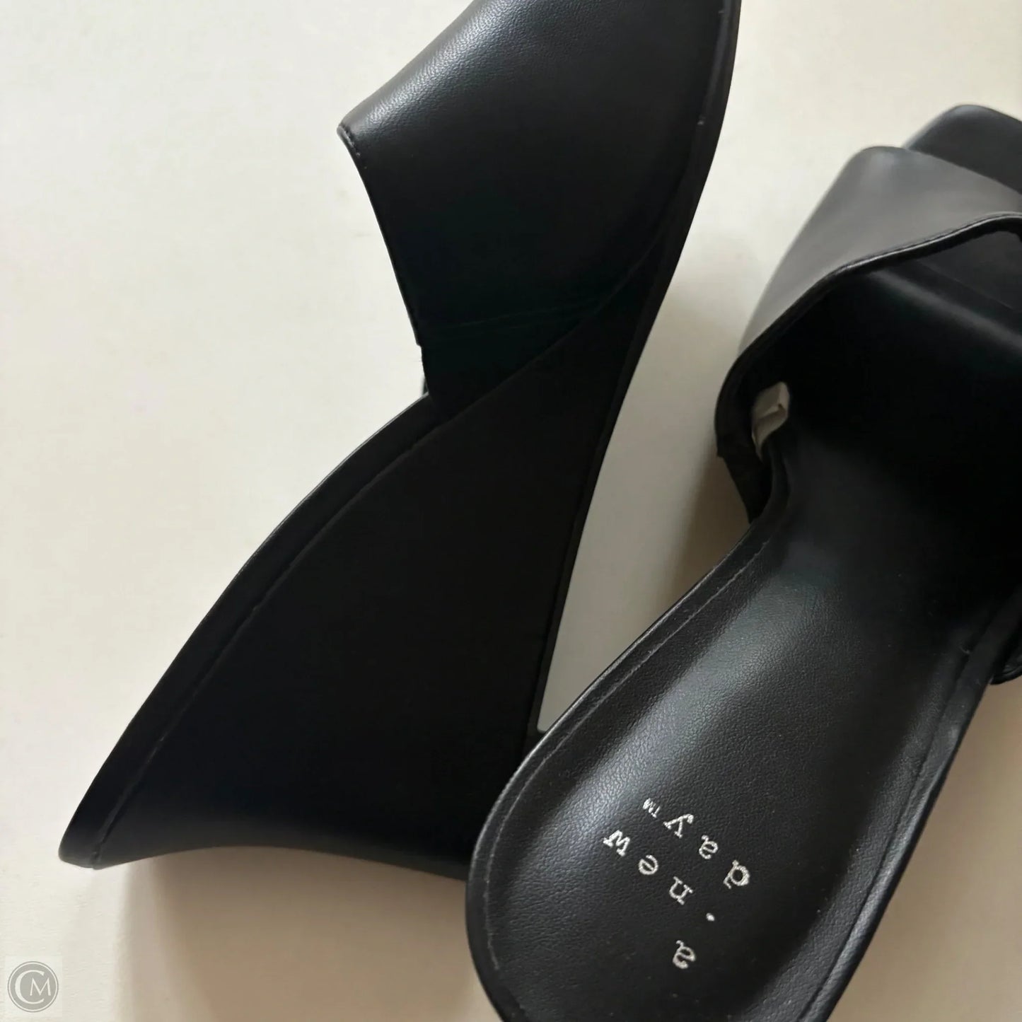 Sandals Heels Block By A New Day In Black, Size: 10