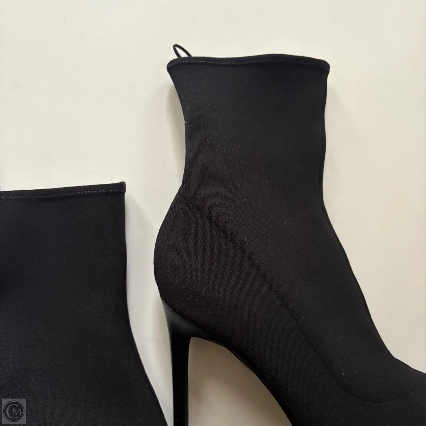Boots Ankle Heels By H&m In Black, Size: 10