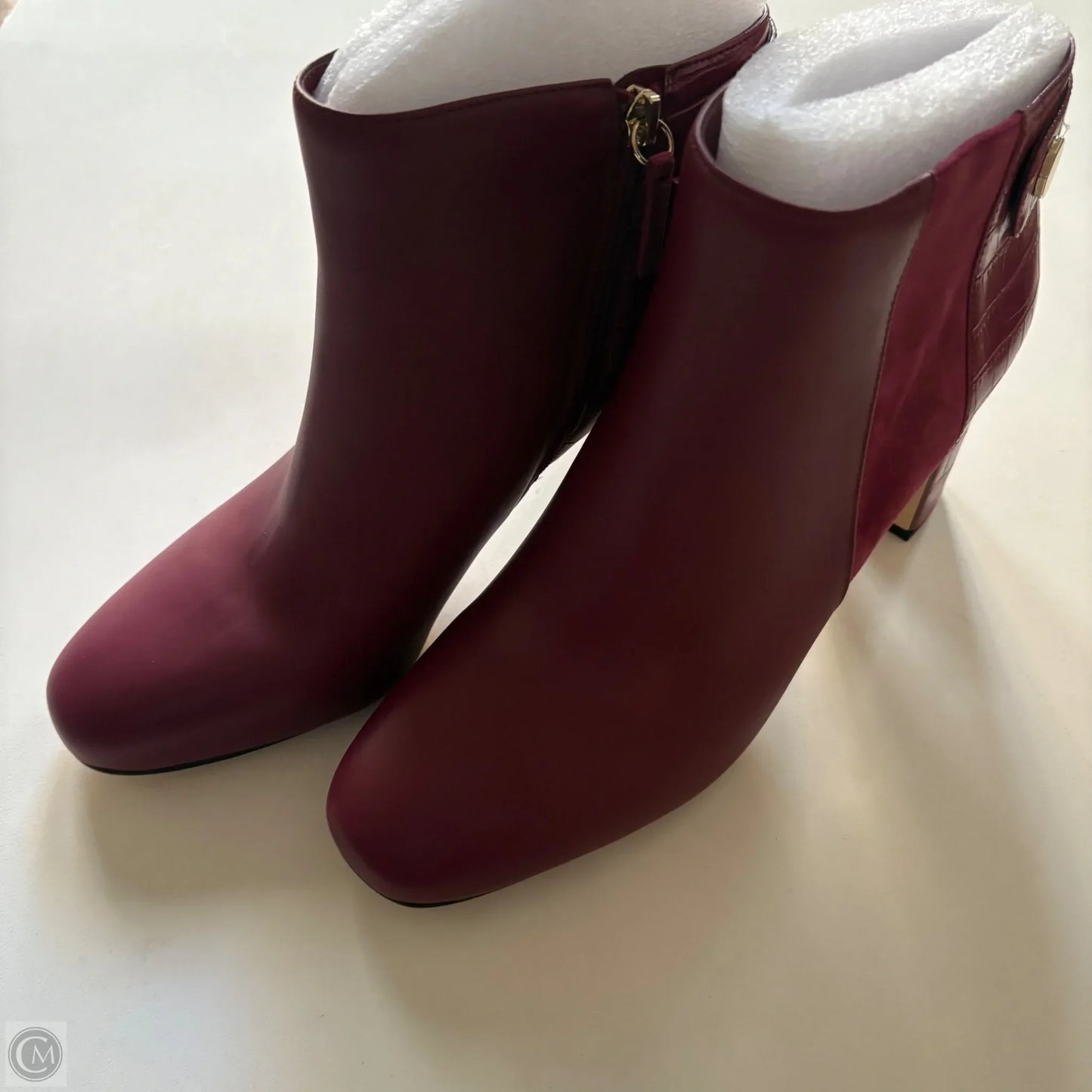 Boots Ankle Heels By White House Black Market In Pink, Size: 10