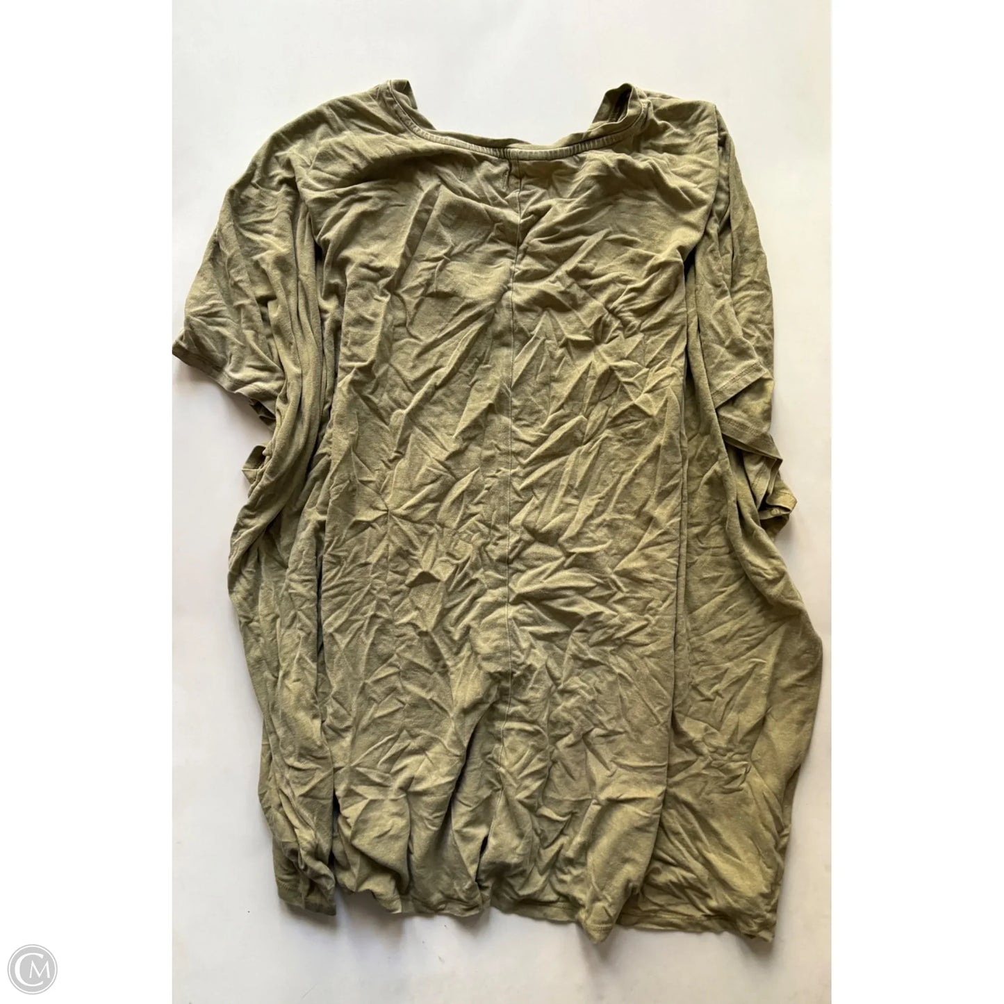 Top Short Sleeve By Wonderly In Green, Size: 3x