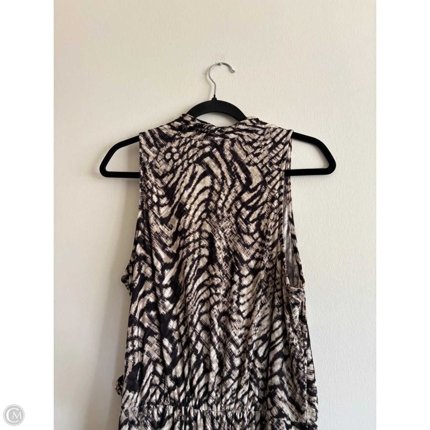 Dress Casual Midi By Jones New York In Brown, Size: L