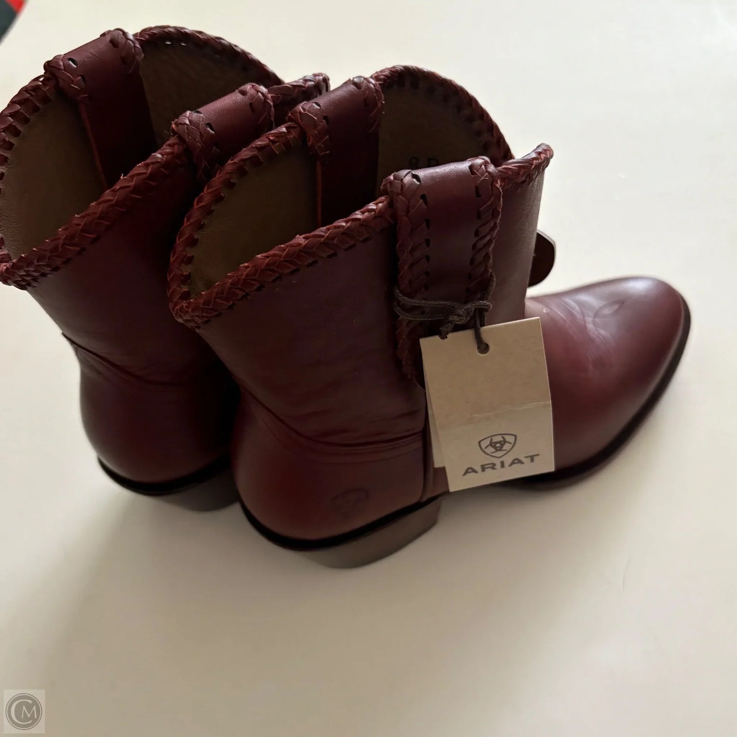 Boots Ankle Flats By Ariat In Red, Size: 8