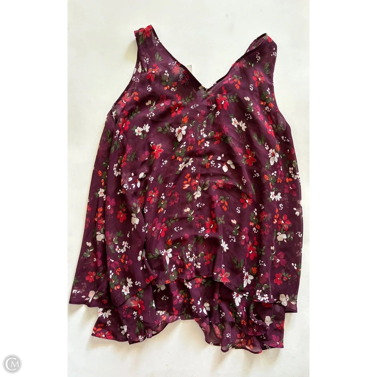 Tank Top By Lane Bryant In Floral Print, Size: 24