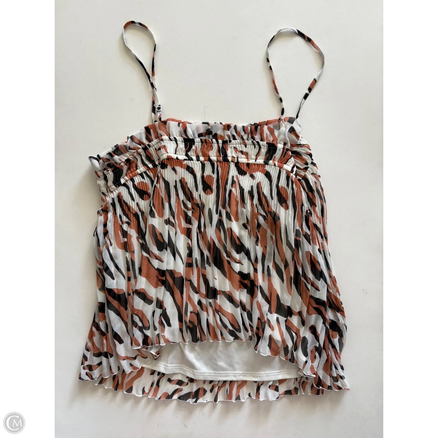 Tank Top By Nine West Apparel In Animal Print, Size: L