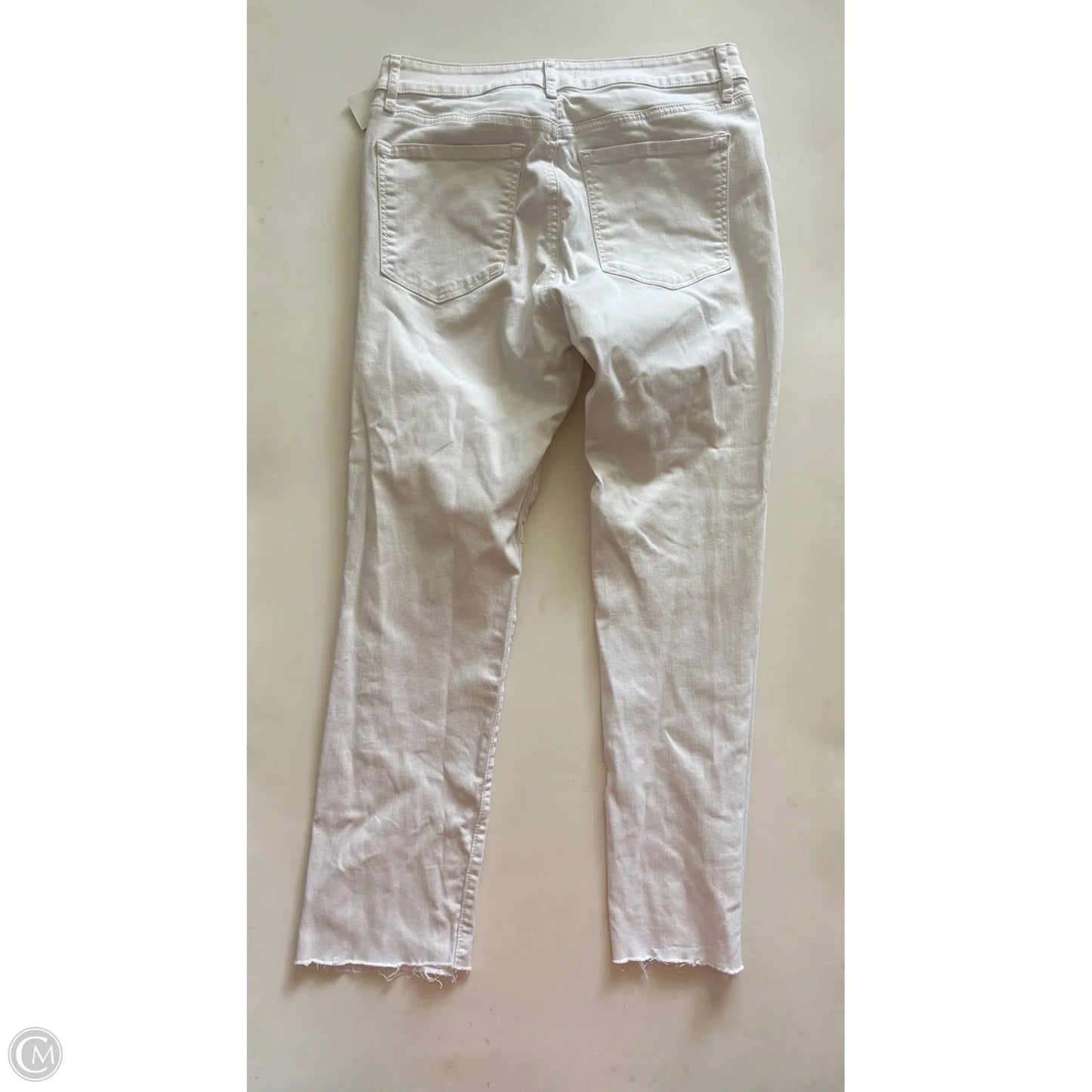 Jeans Straight By Loft In White, Size: 6