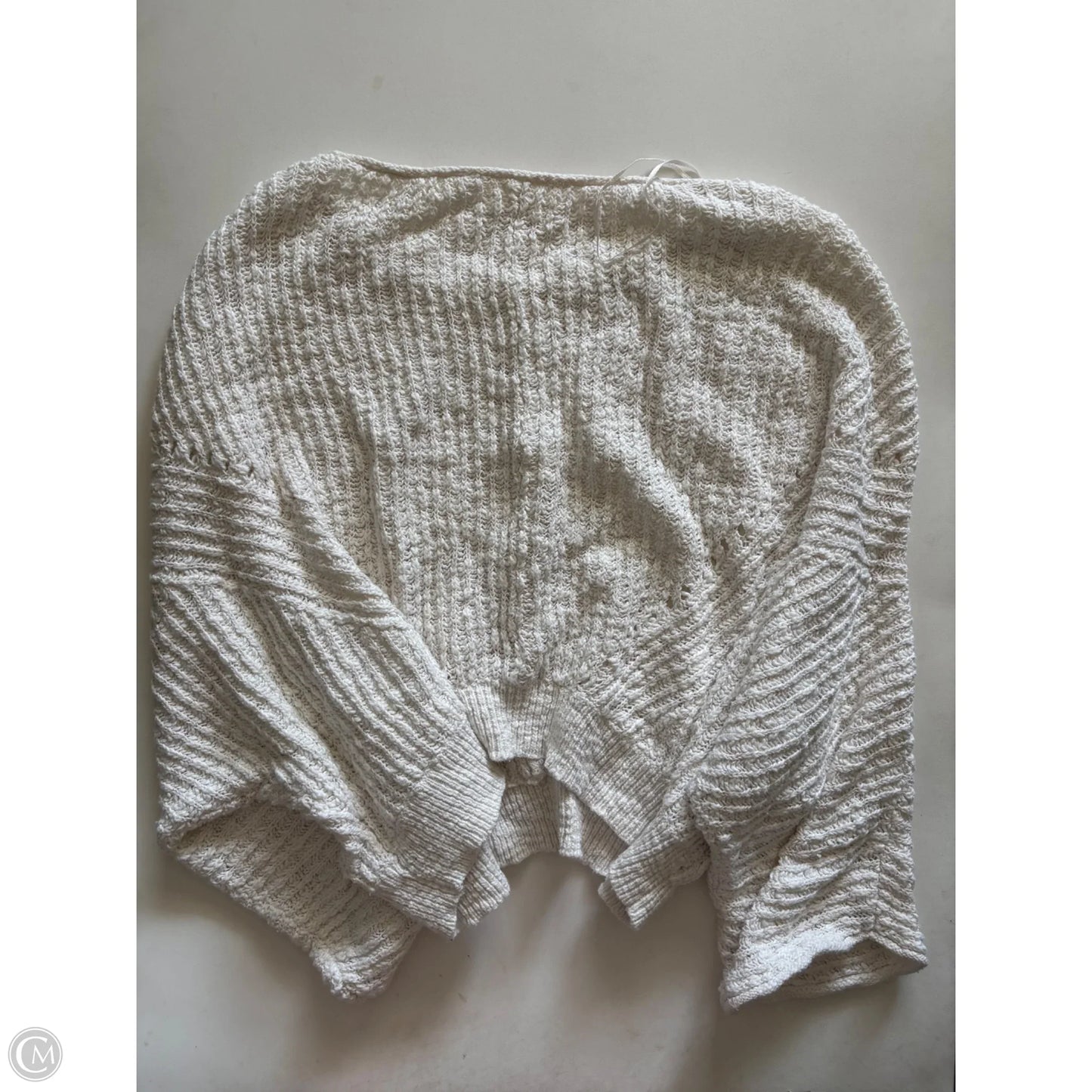 Sweater By Anthropologie In Cream, Size: Xl