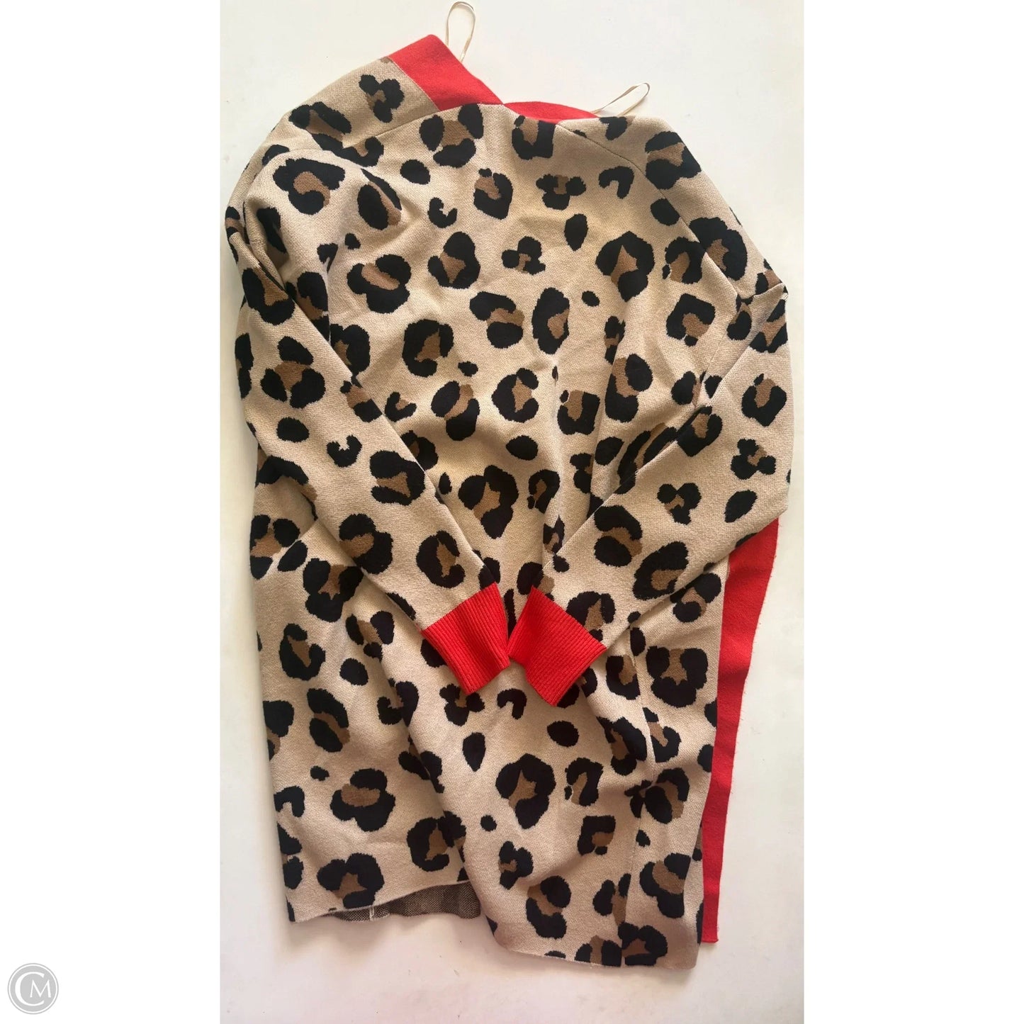 Sweater Cardigan By Crown And Ivy In Animal Print, Size: S