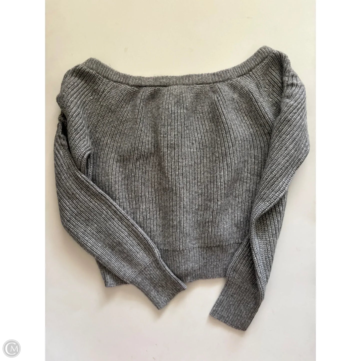 Sweater Cardigan By White House Black Market In Grey, Size: M