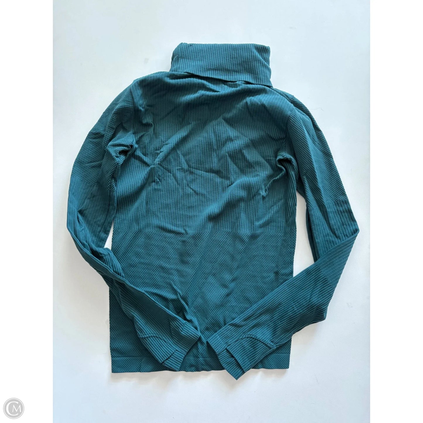 Top Long Sleeve By Athleta In Green, Size: Xs