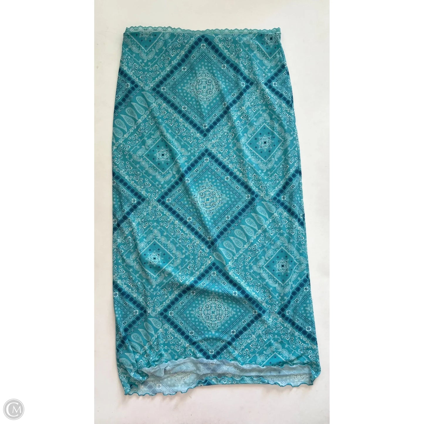 Skirt Maxi By No Boundaries In Blue, Size: M