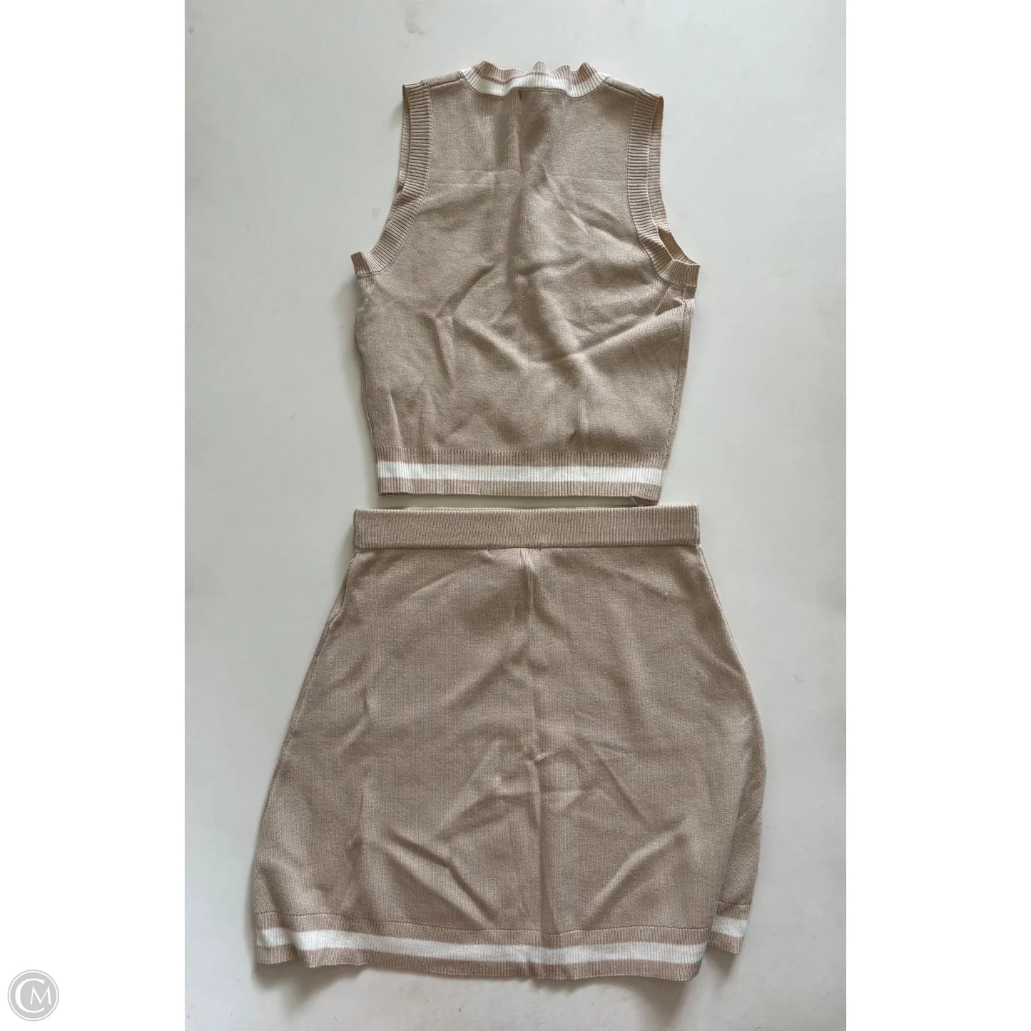 Skirt Set 2pc By Sincerely Jules In Tan, Size: Xs