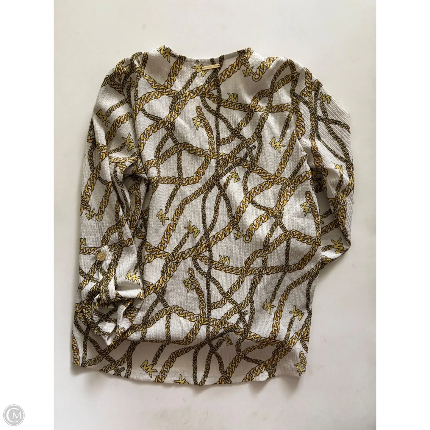 Top Long Sleeve By Michael By Michael Kors In Gold, Size: Xs