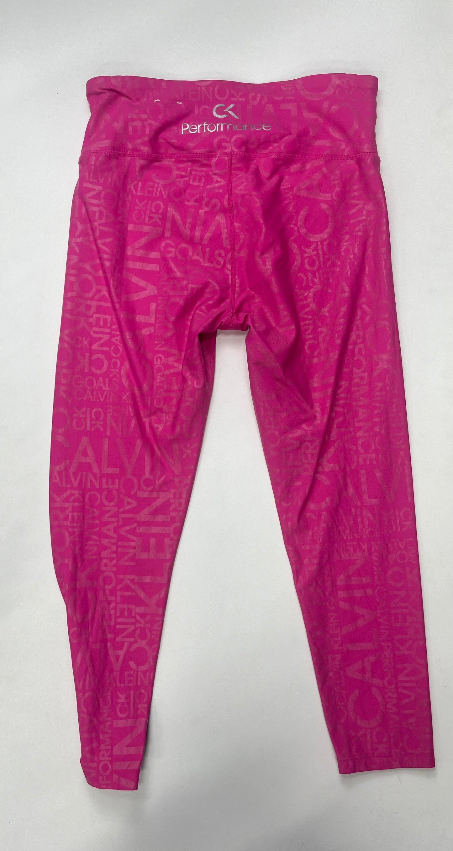 Athletic Leggings By Calvin Klein Performance Size: L