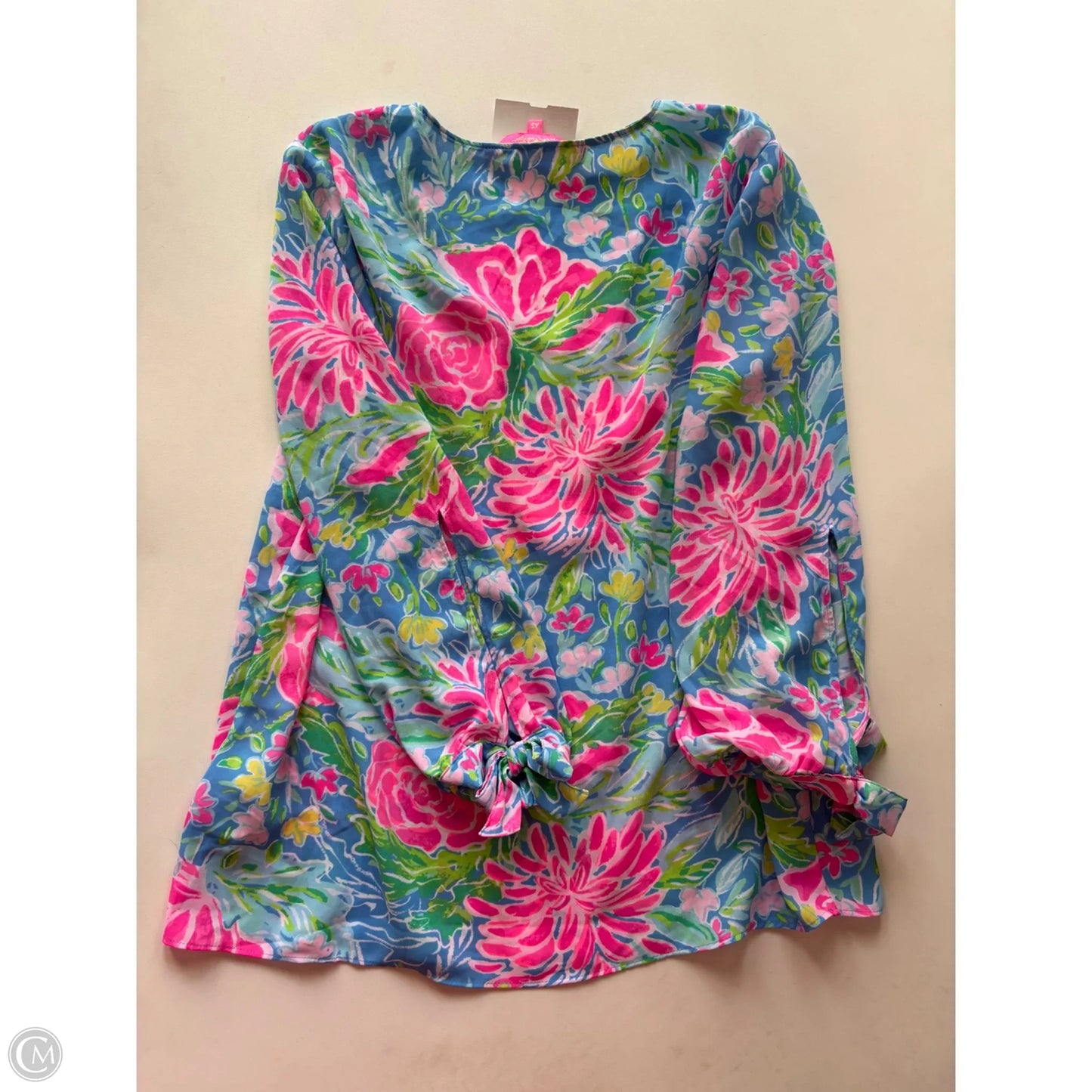 Top Short Sleeve Designer By Lilly Pulitzer In Blue, Size: Xs