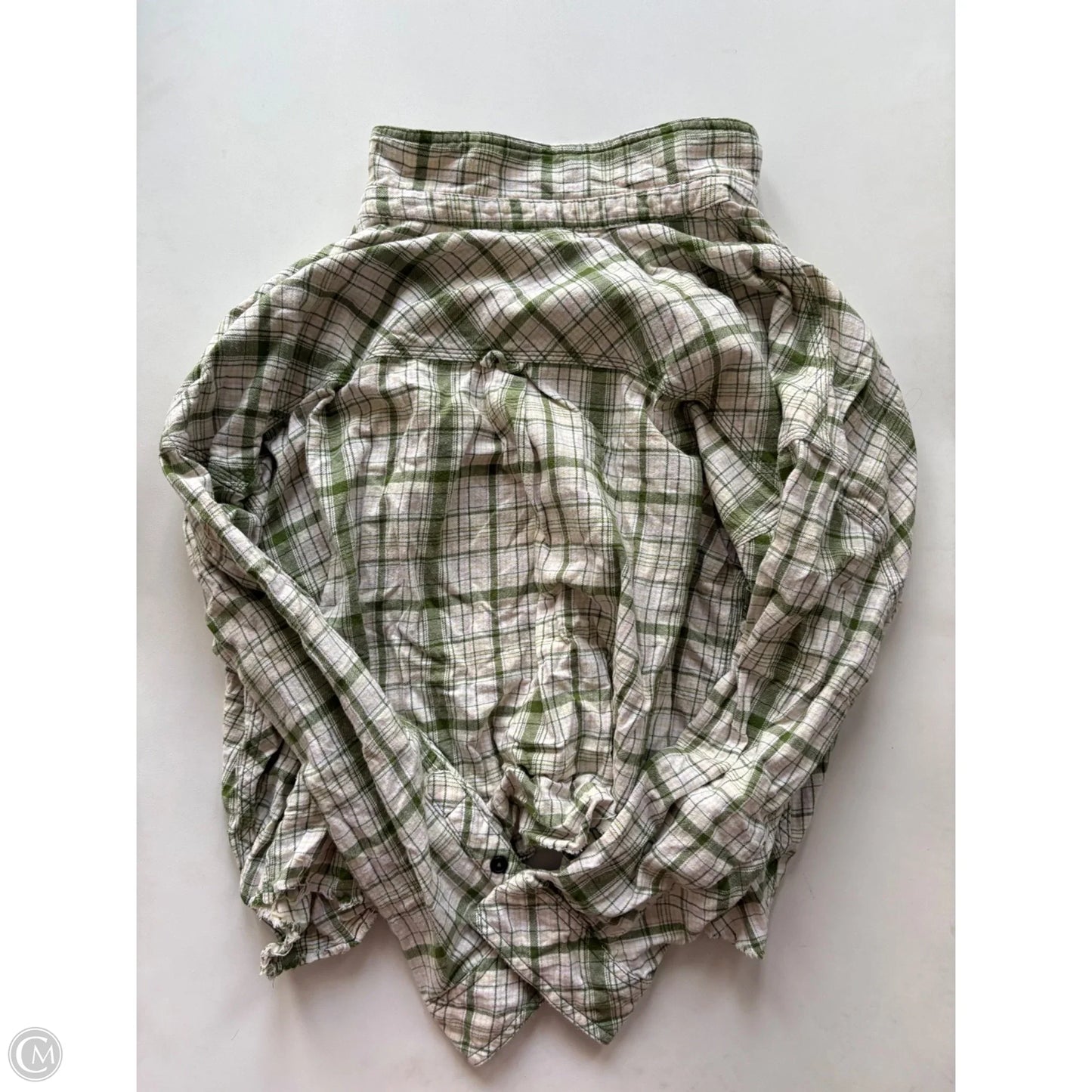 Blouse Long Sleeve By Bp In Plaid Pattern, Size: 1x