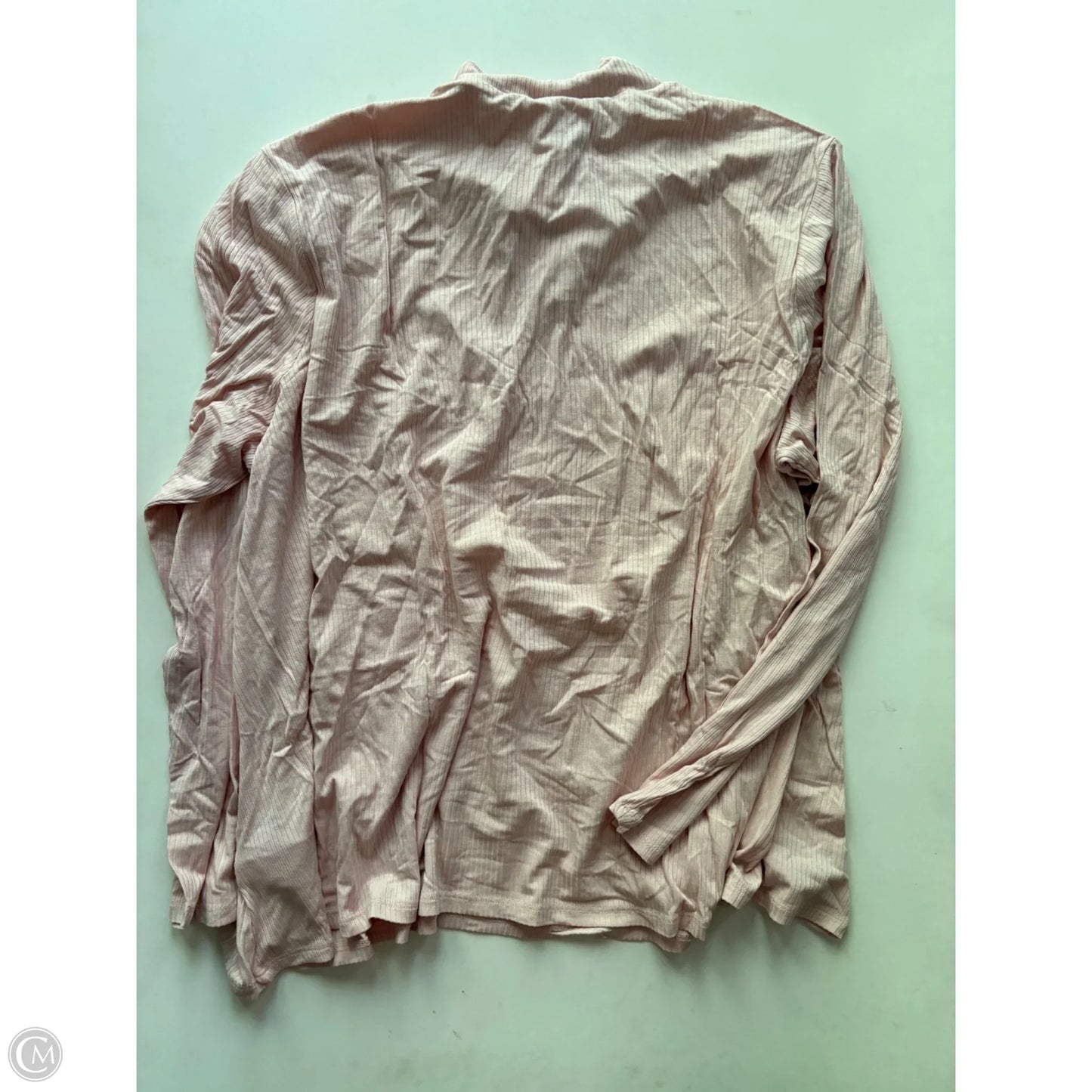 Blouse Long Sleeve By Old Navy In Pink, Size: Xl