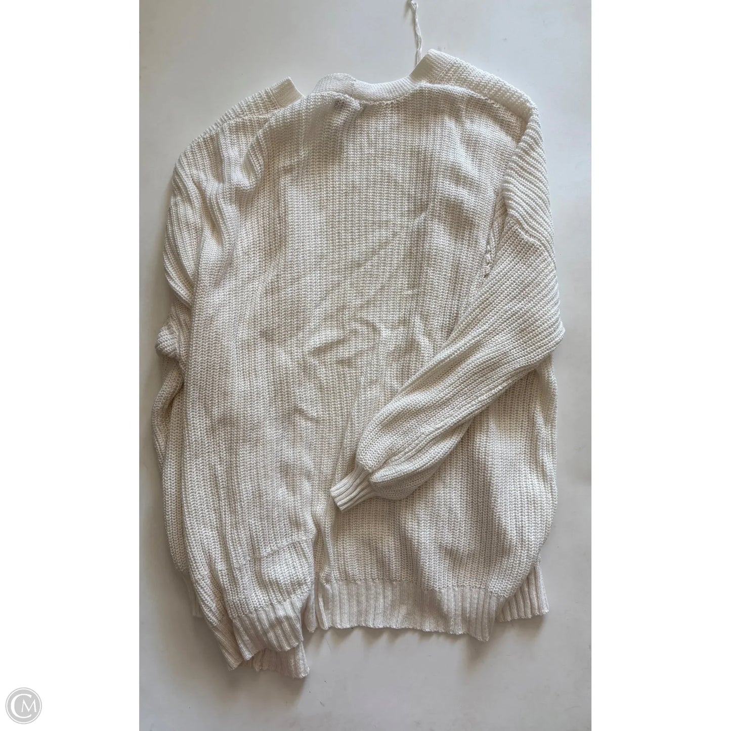 Cardigan By American Eagle In Cream, Size: M