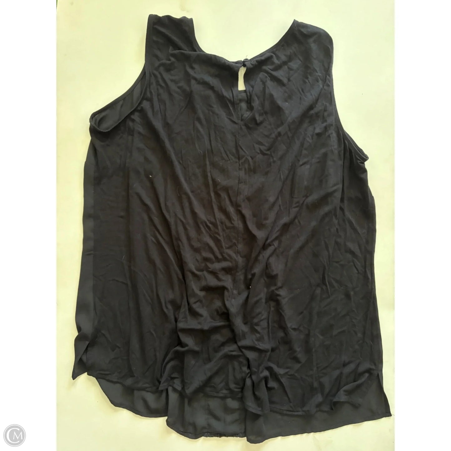 Top Sleeveless By Dr2 In Black, Size: 1x
