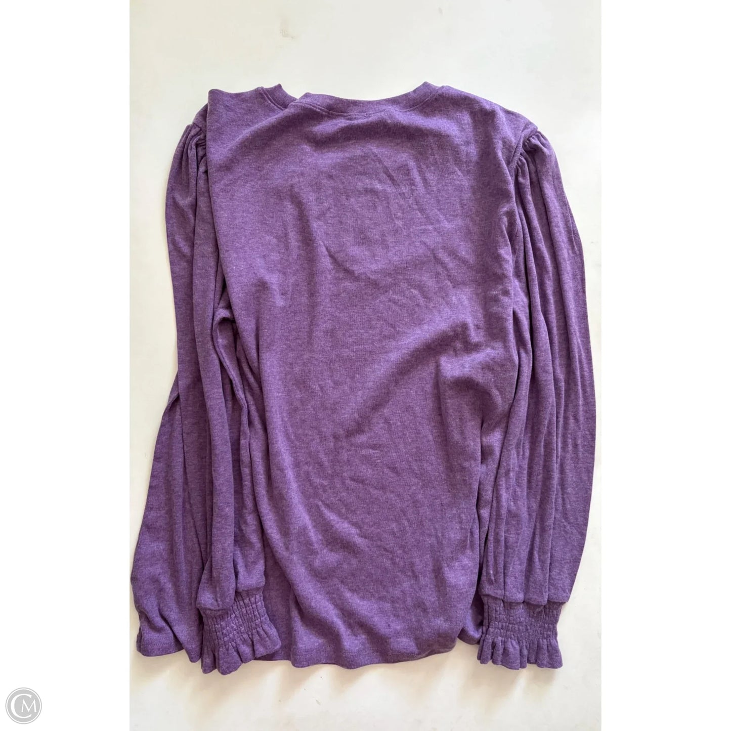Top Long Sleeve By FANTASLOOK In Purple, Size: Xxl