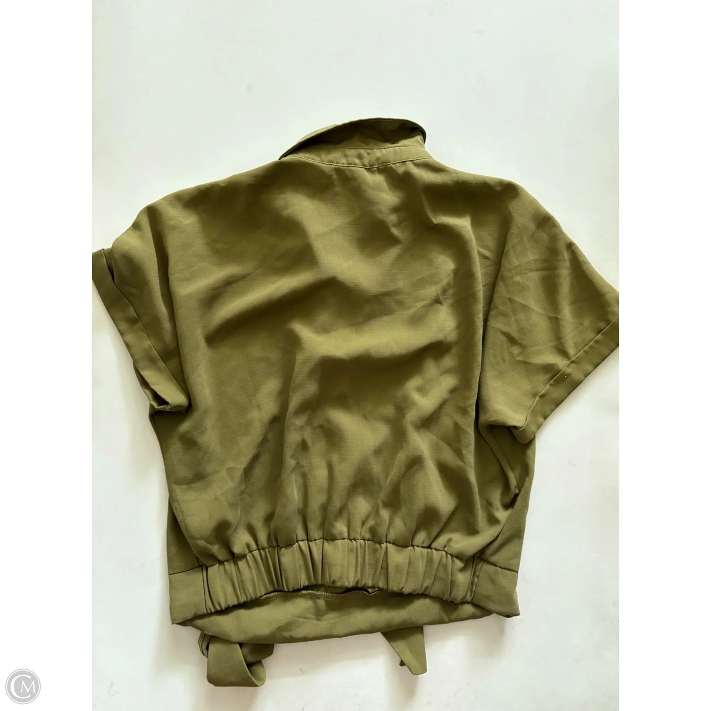Top Short Sleeve By Sweet Rain In Green, Size: M