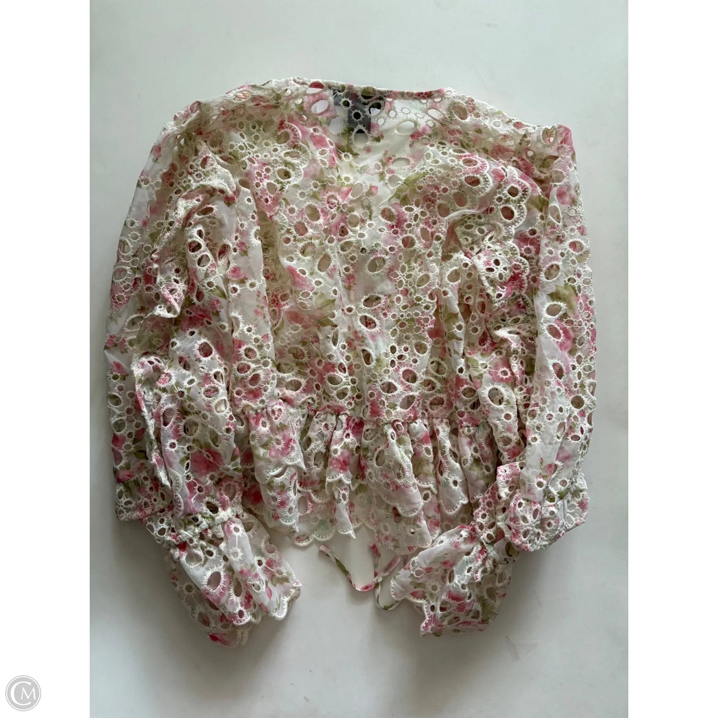 Top 3/4 Sleeve By House Of Harlow In Floral Print, Size: S
