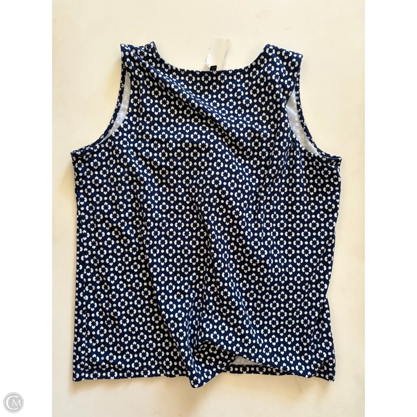 Top Sleeveless By Talbots In Blue, Size: 2x