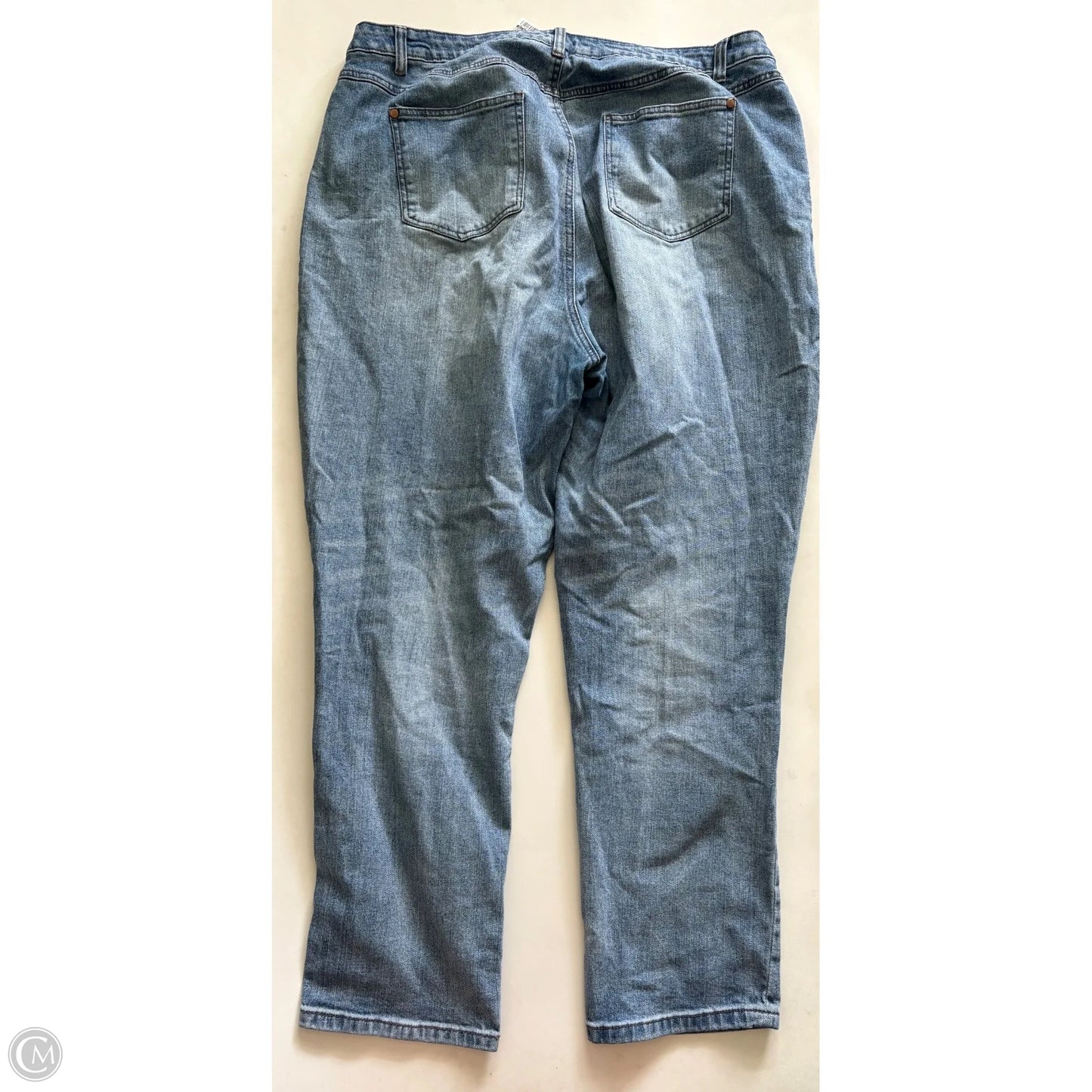 Jeans Straight By Ellos In Blue, Size: 20