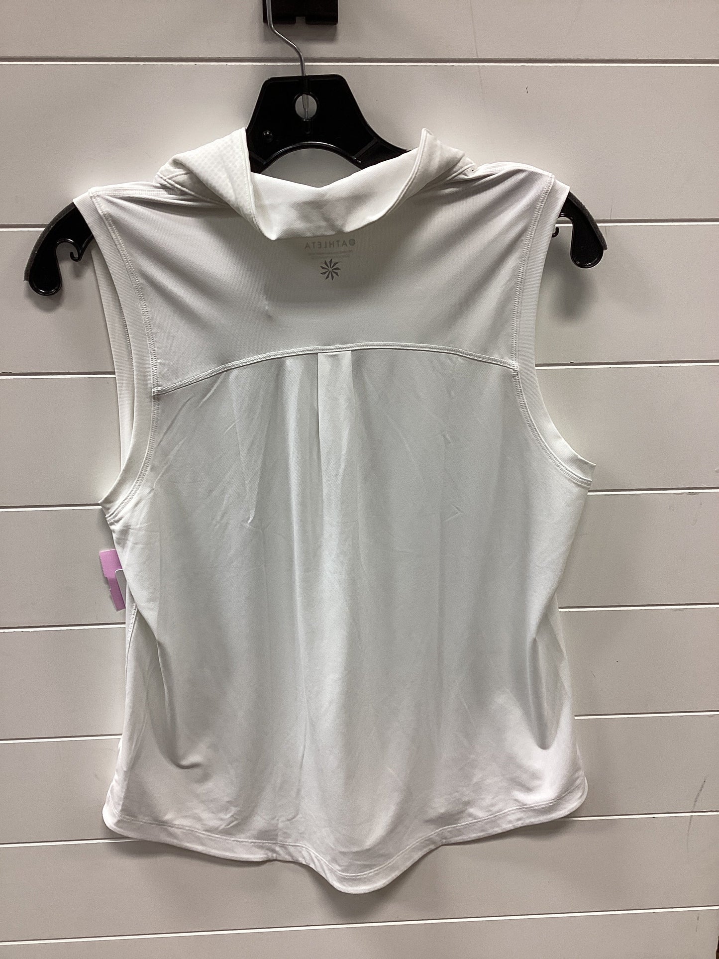 Athletic Tank Top By Athleta In White, Size:M