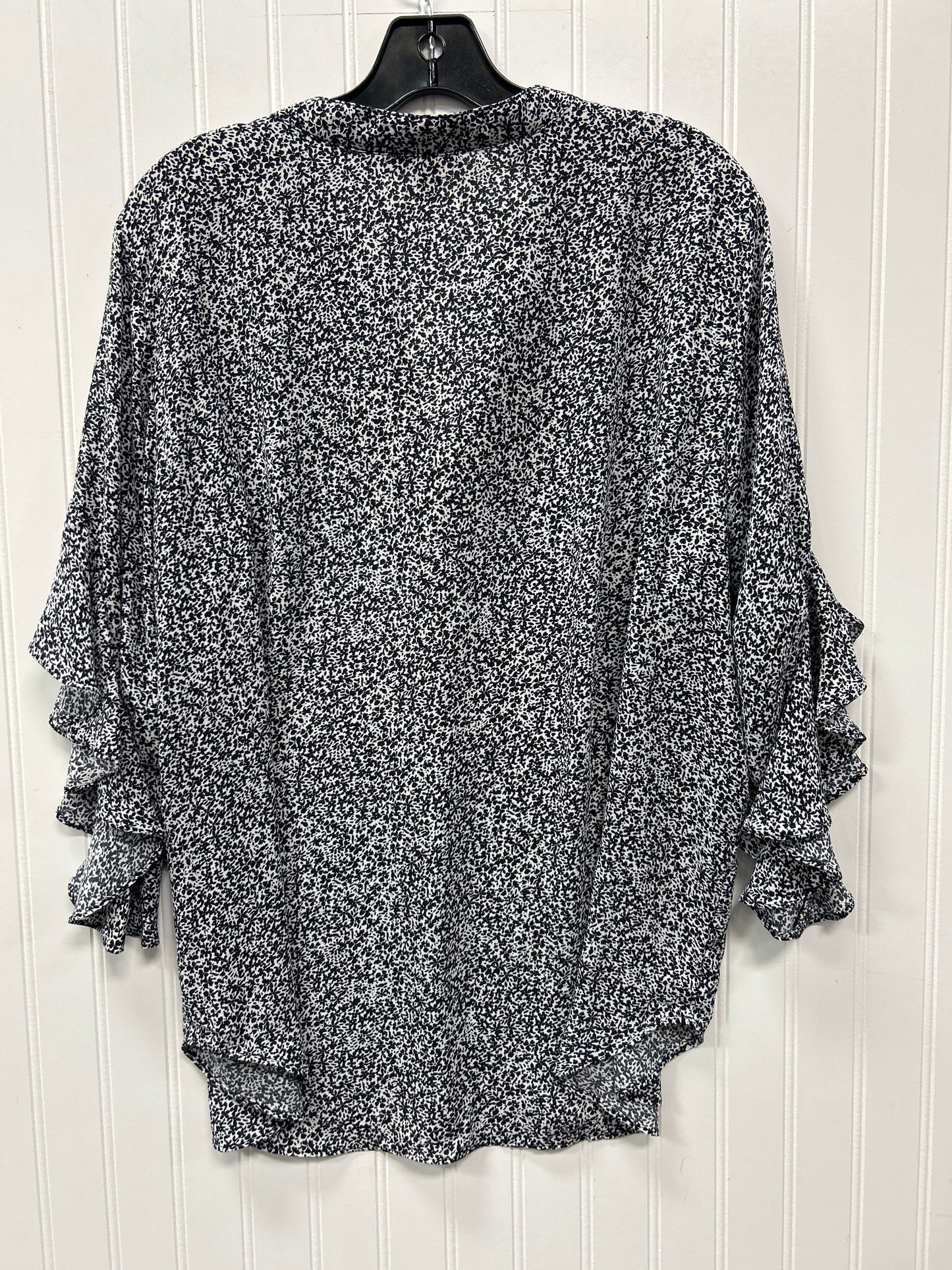 Top Ss By Vince Camuto In Black & White, Size:Xl