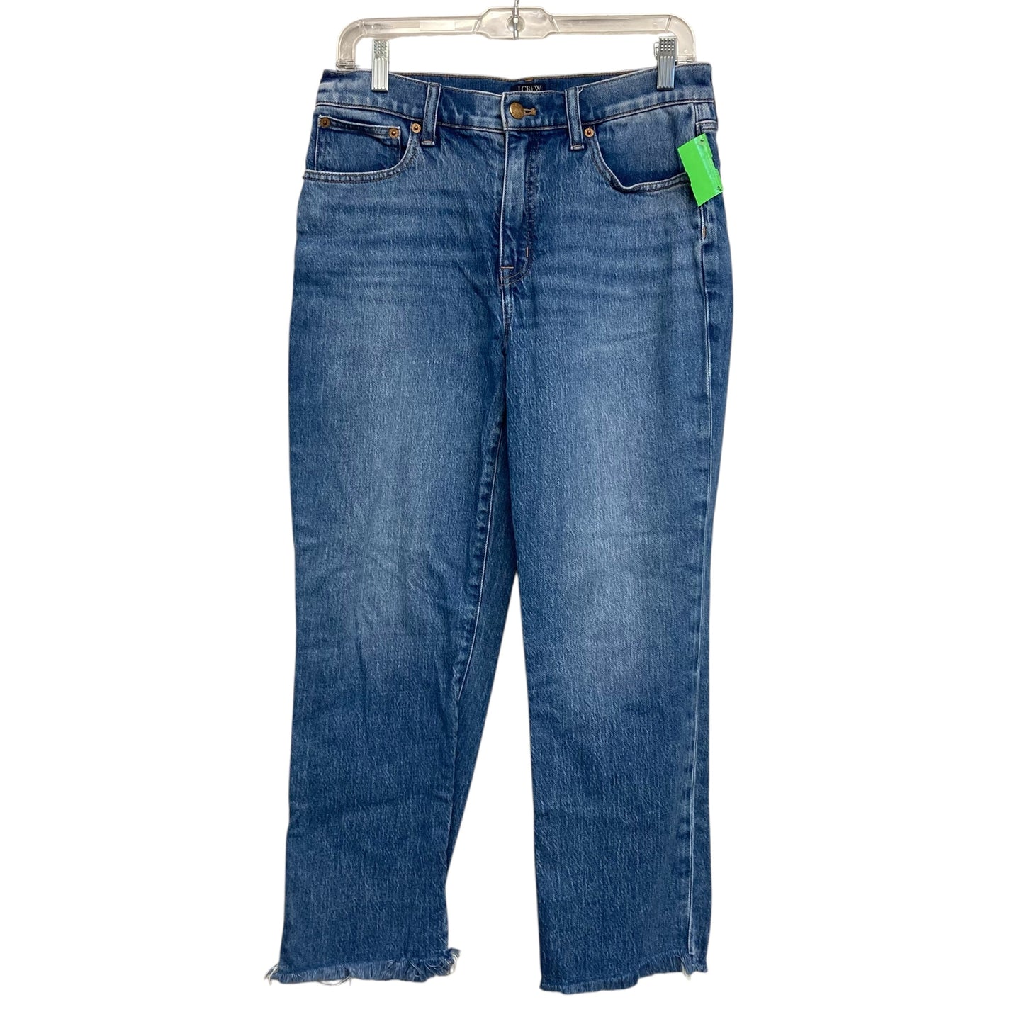 Jeans Straight By J. Crew In Blue Denim, Size:6