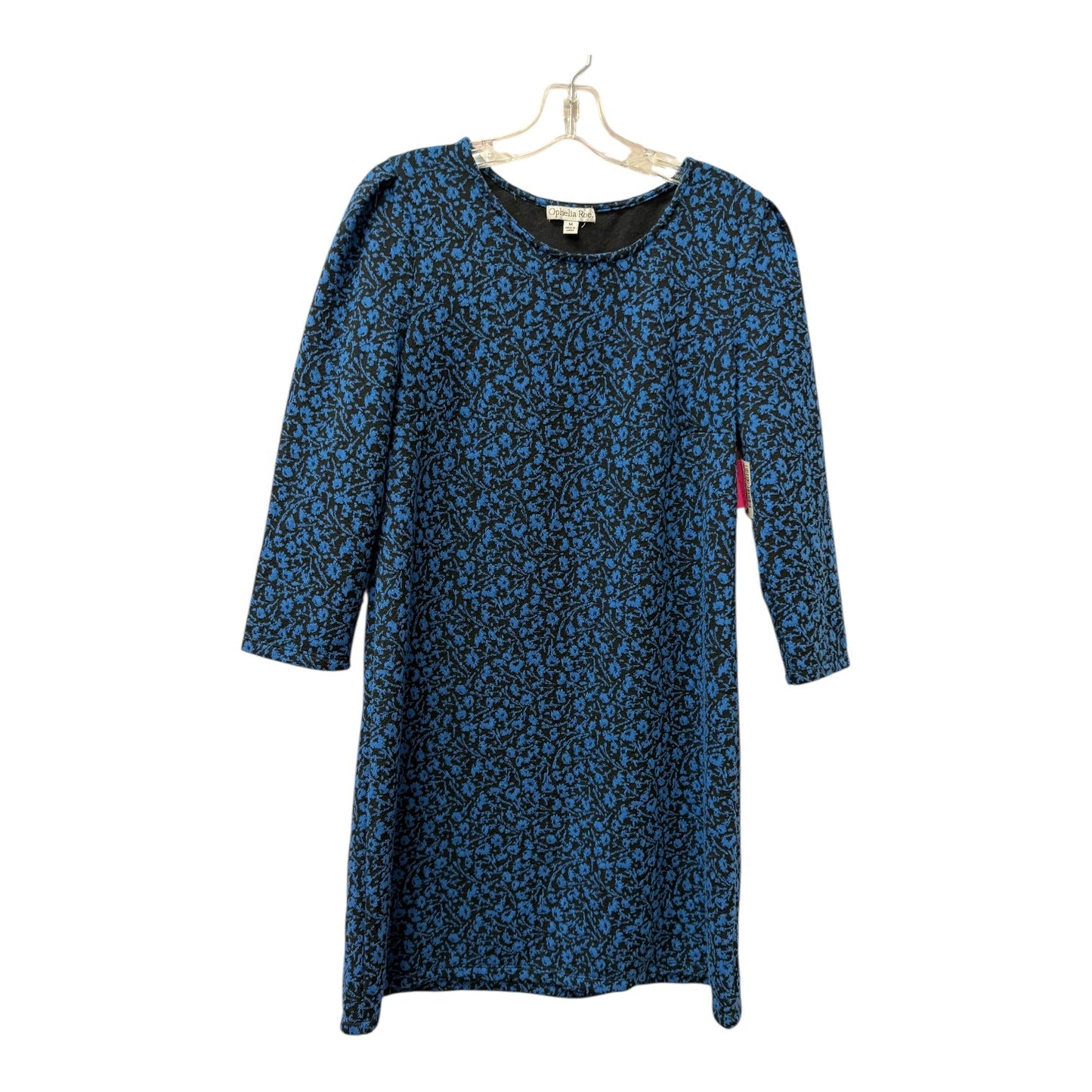 Dress casual short By Ophelia Roe In Black & Blue, Size:M