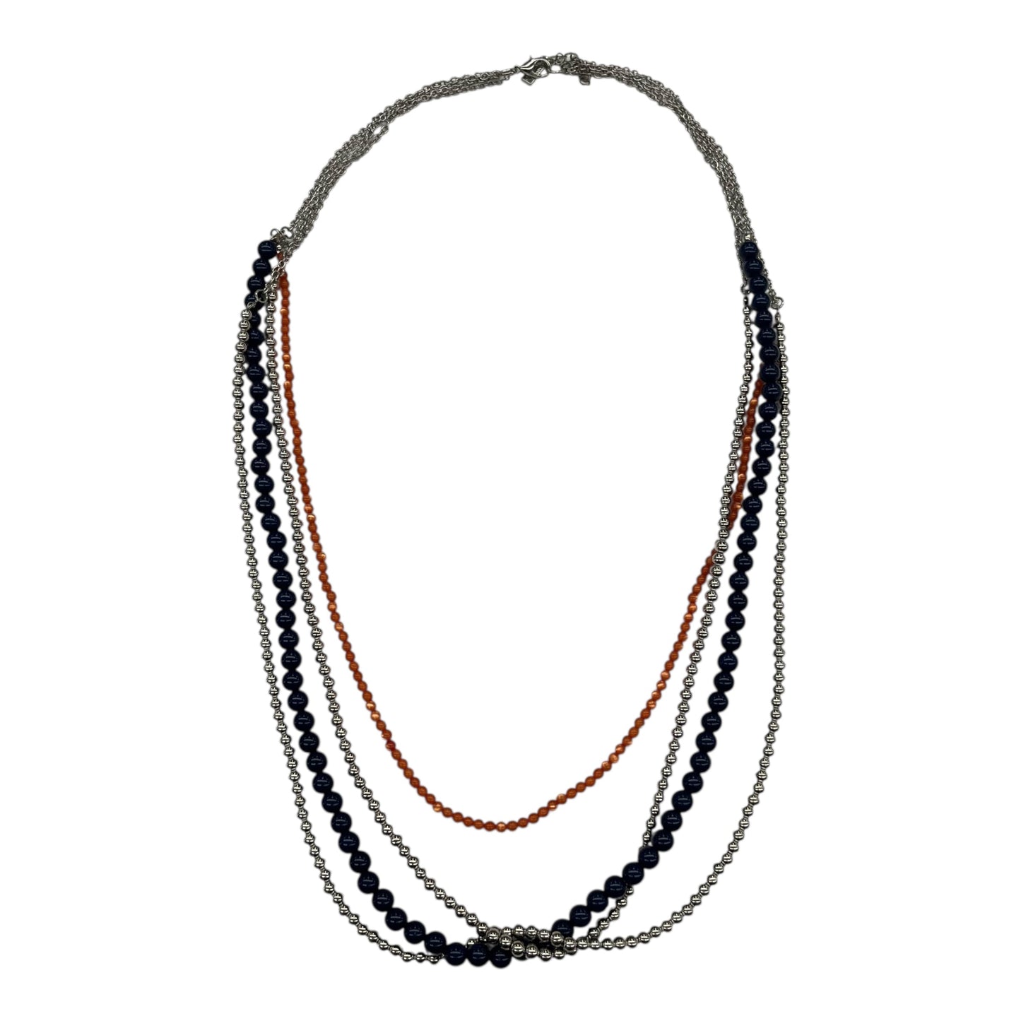 Necklace Layered By Clothes Mentor In Blue & Orange