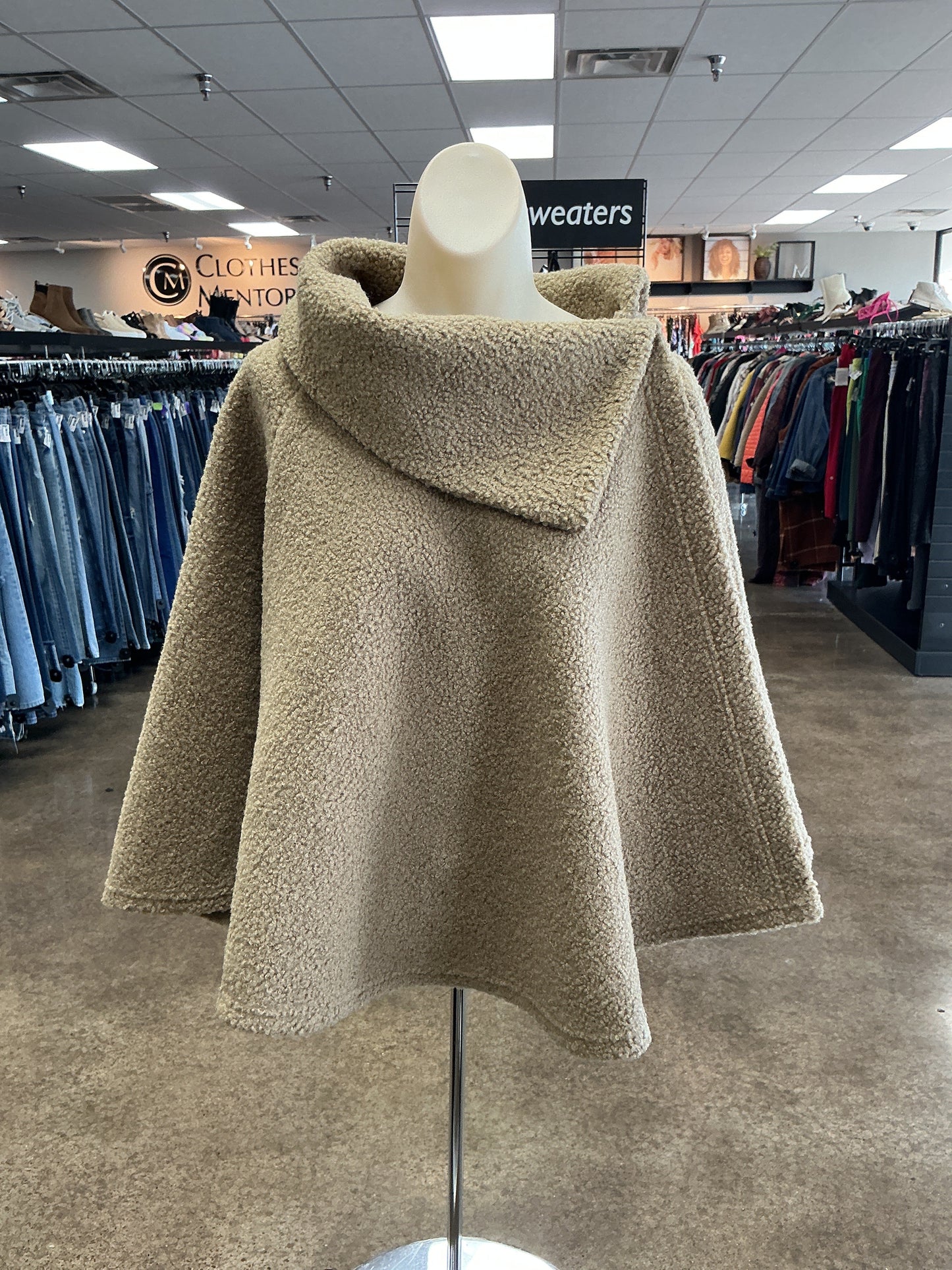 Shawl By Anthropologie In Tan, Size:Osfm