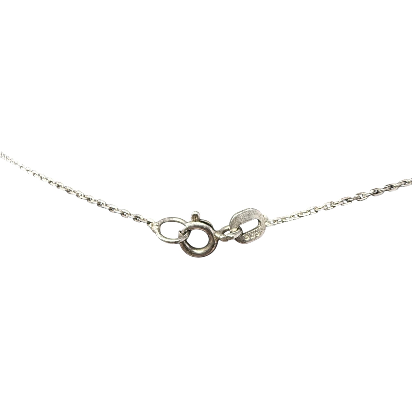 Crystal & Sterling Silver Key & Evil Eye Pendant Necklace
