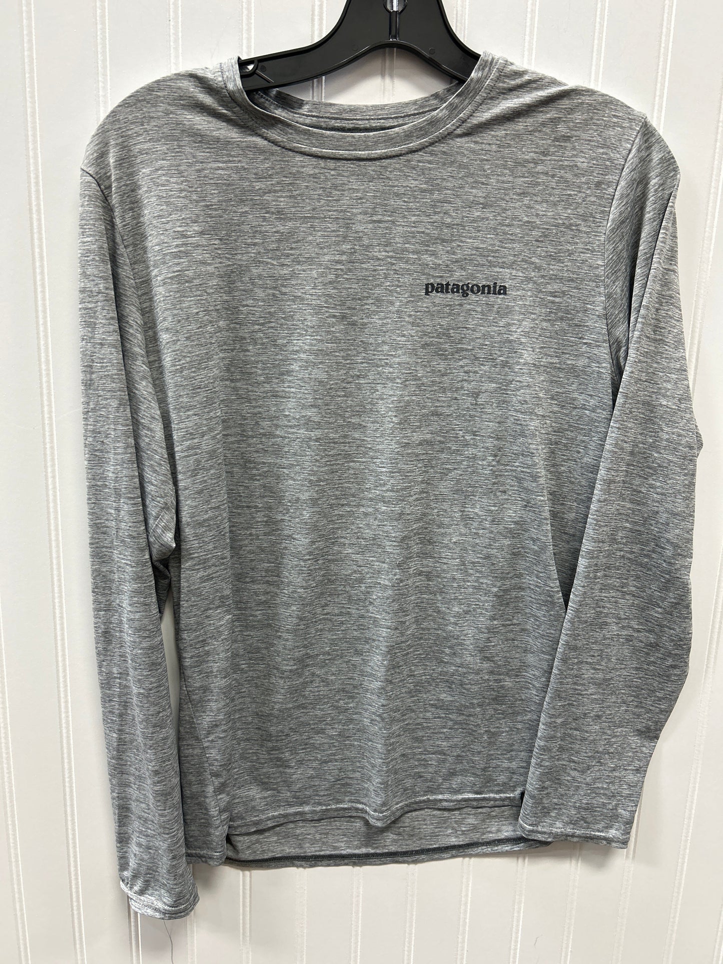 Athletic Top Ls Crewneck By Patagonia In Grey, Size:S