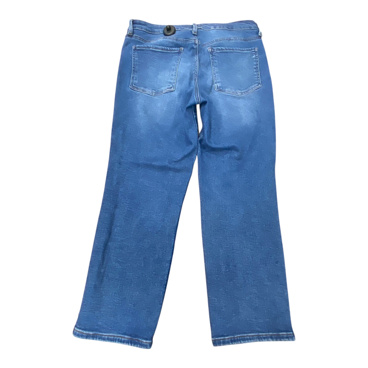 Jeans Straight By Kut In Blue Denim, Size:14