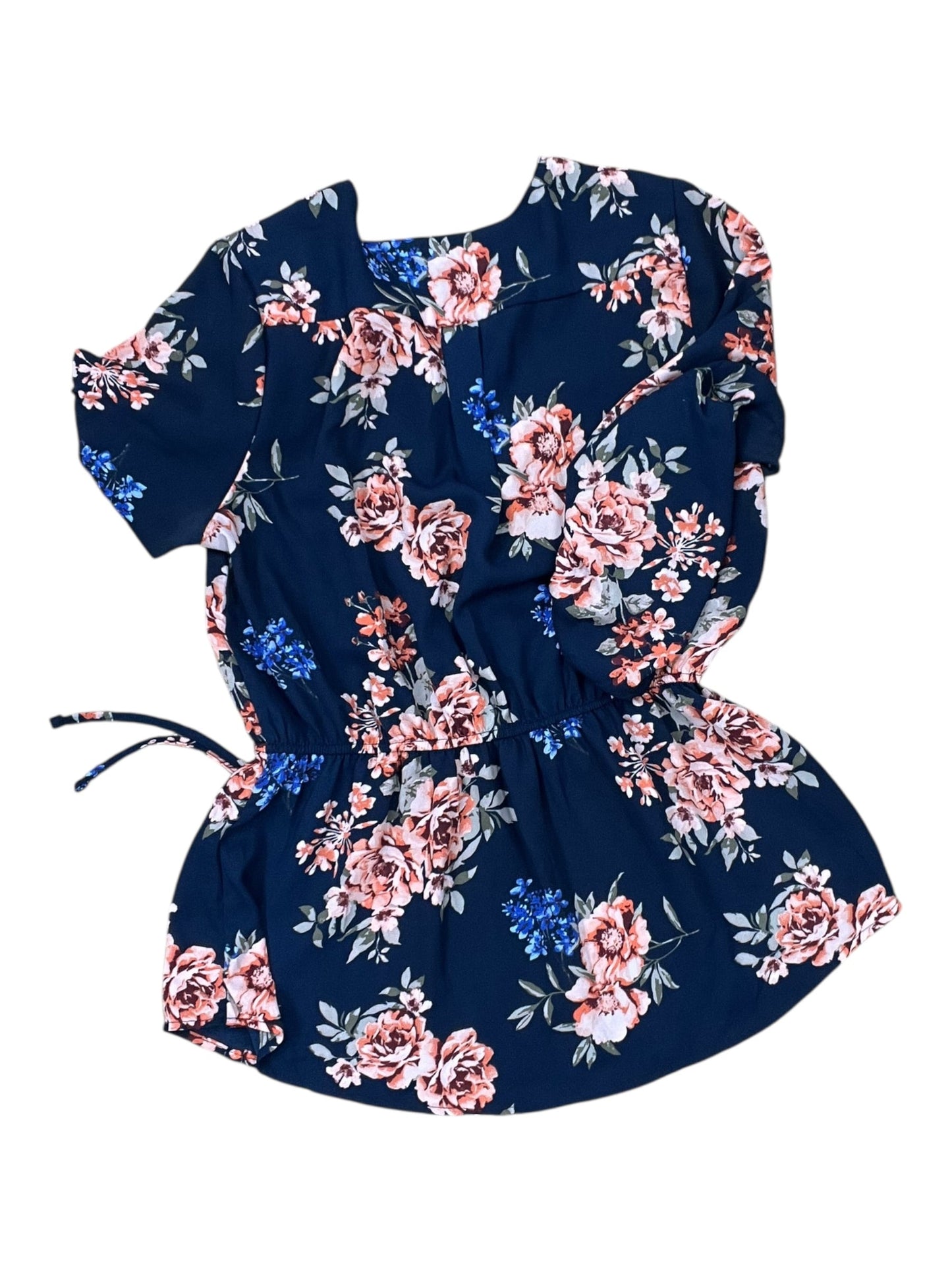 Top 3/4 Sleeve By J For Justify In Blue, Size:M