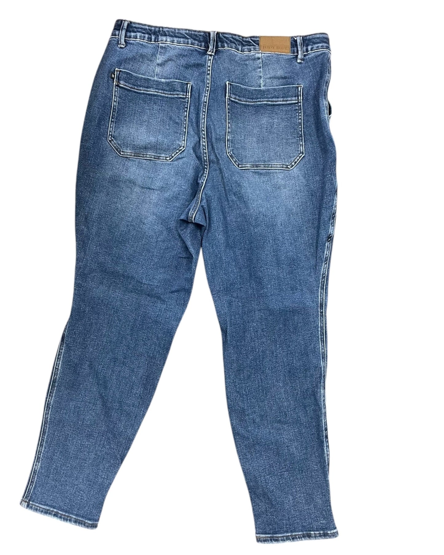 Jeans Jeggings By Judy Blue In Blue Denim, Size:18