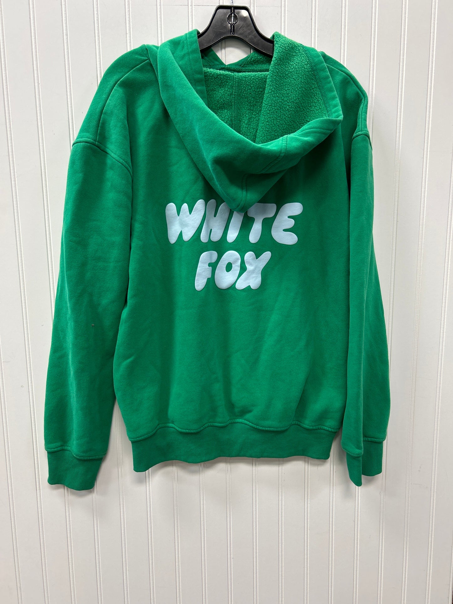 Sweatshirt Hoodie By White Fox In Green, Size:M
