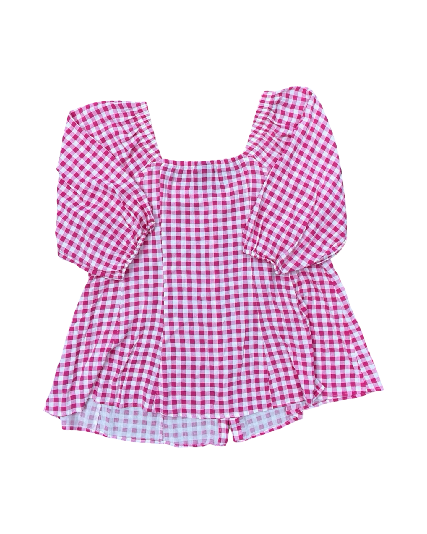 Blouse Ss By Torrid In Pink & White, Size:3X